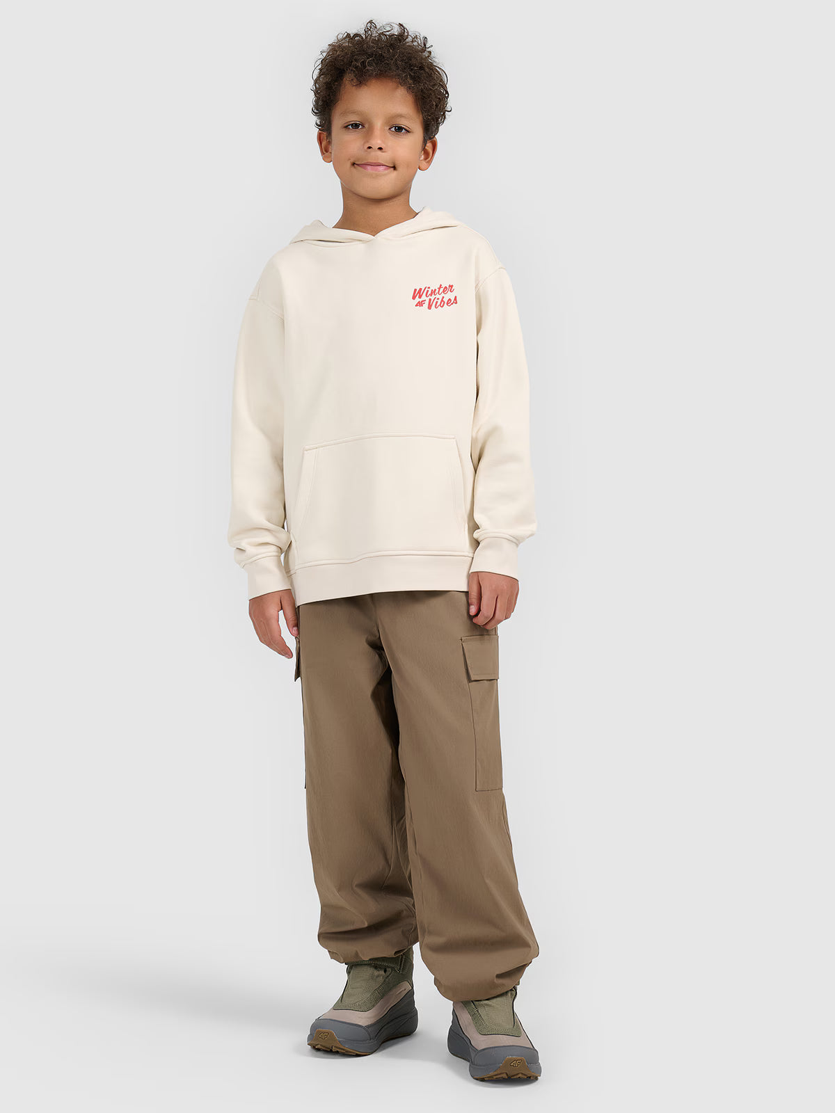 Spodnie casual cargo chłopięce