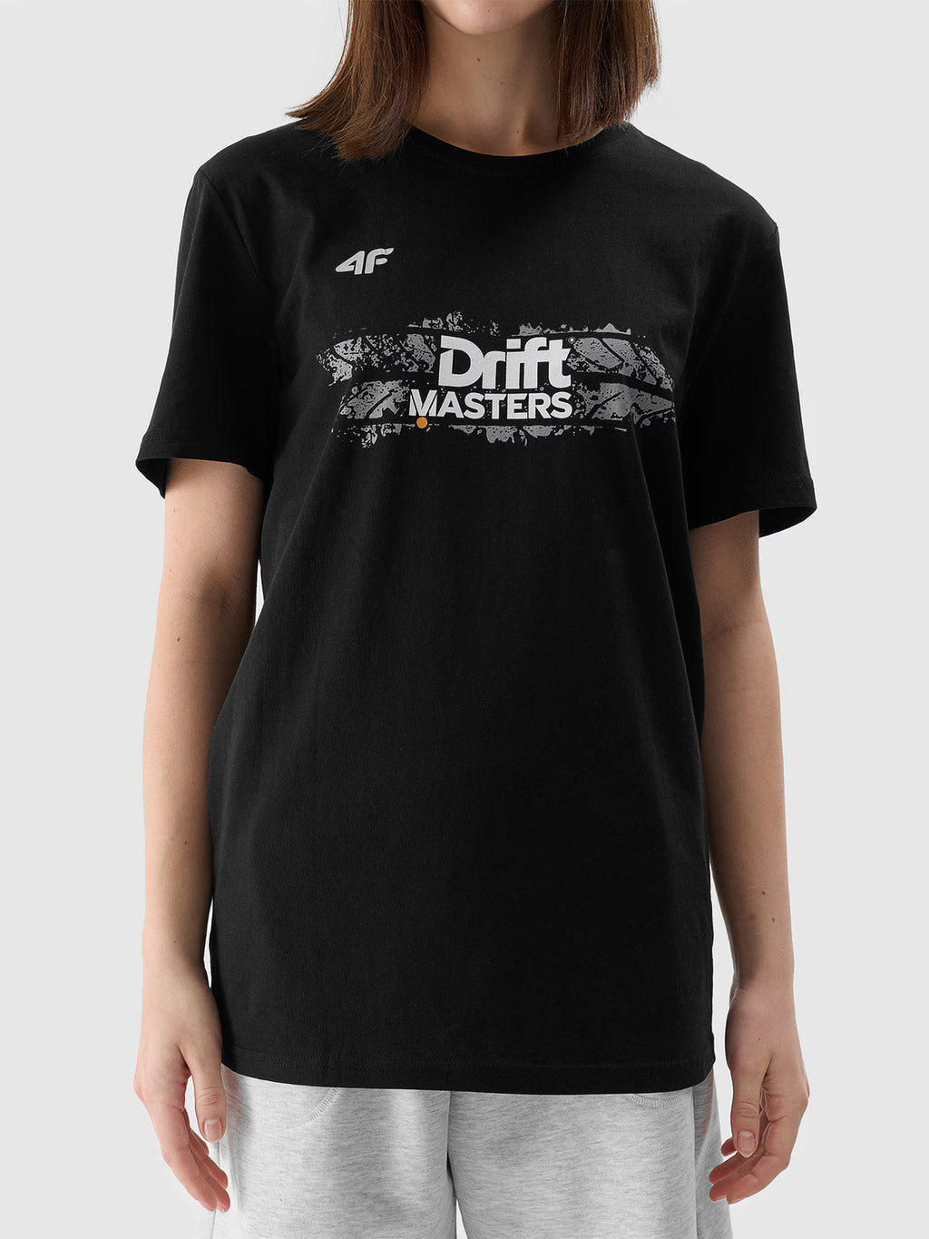 T-shirt regular z nadrukiem uniseks 4F x Drift Masters