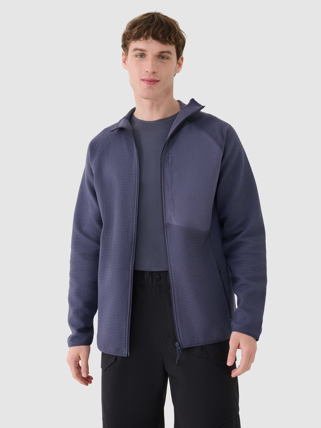 Bluza rozpinana bez kaptura męska