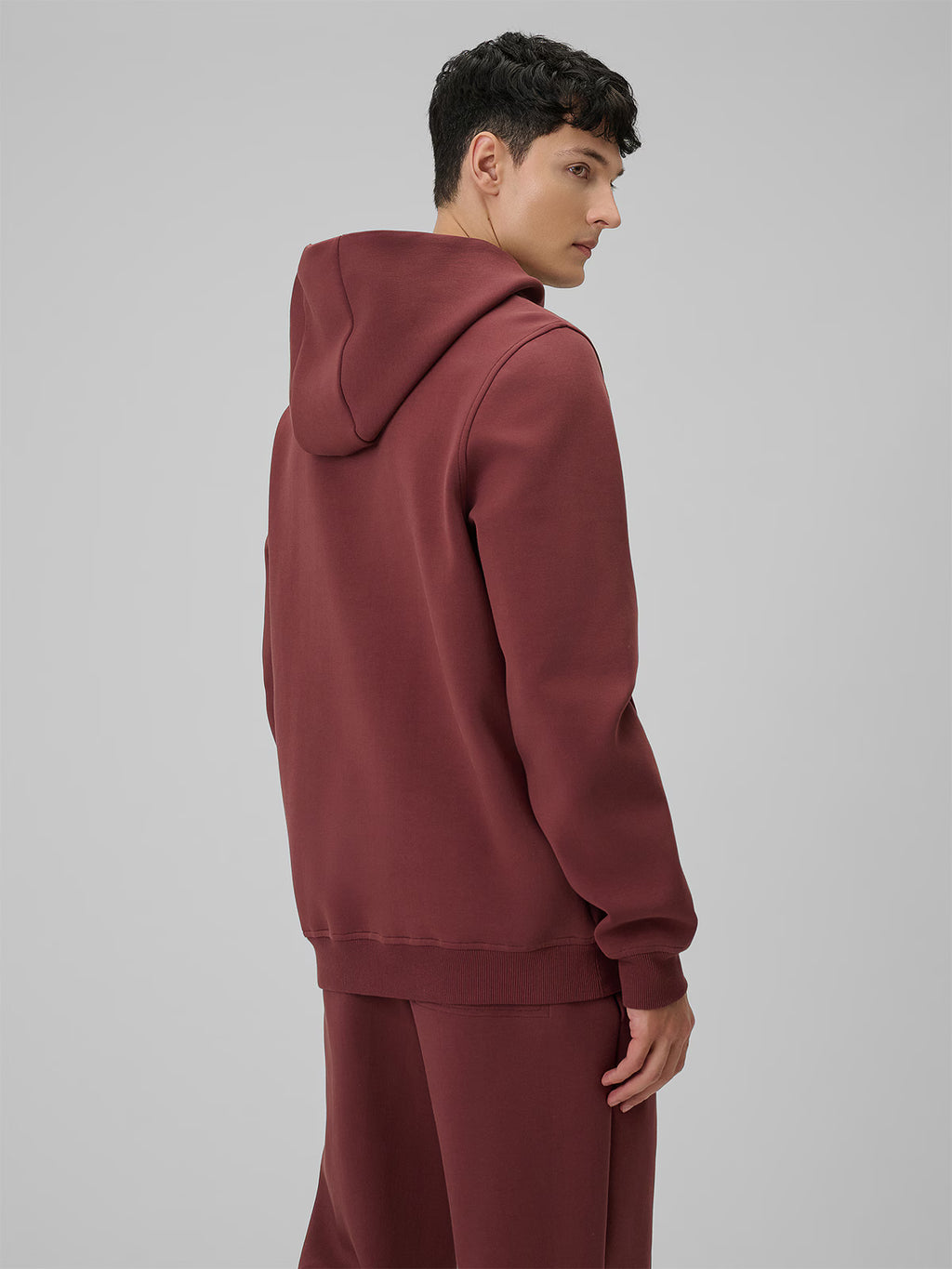 Bluza dresowa regular z kapturem męska