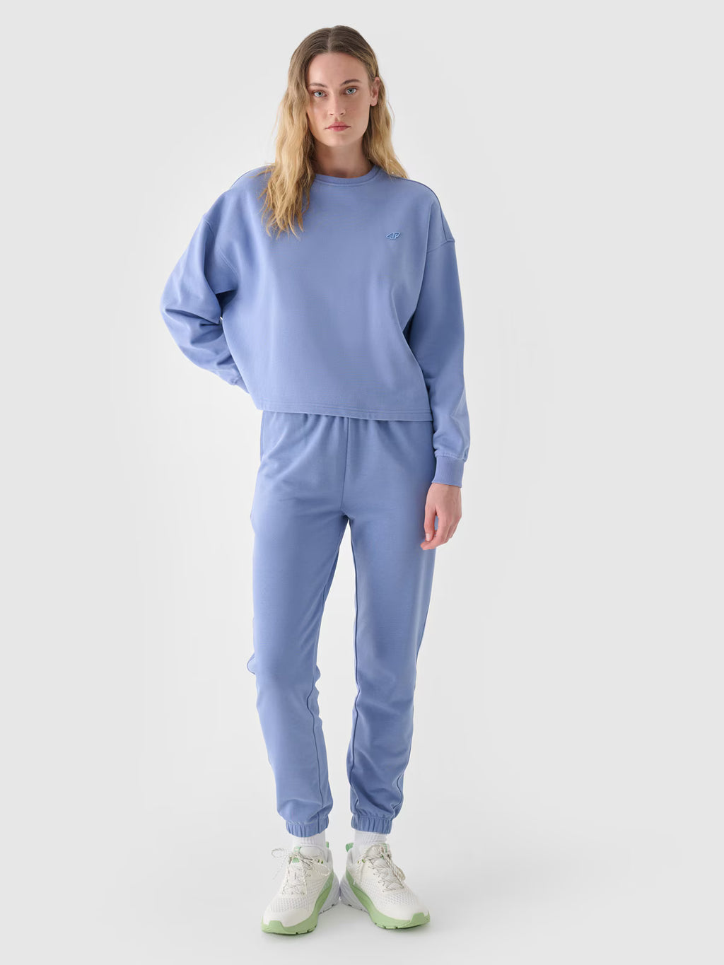 Bluza dresowa nierozpinana bez kaptura damska
