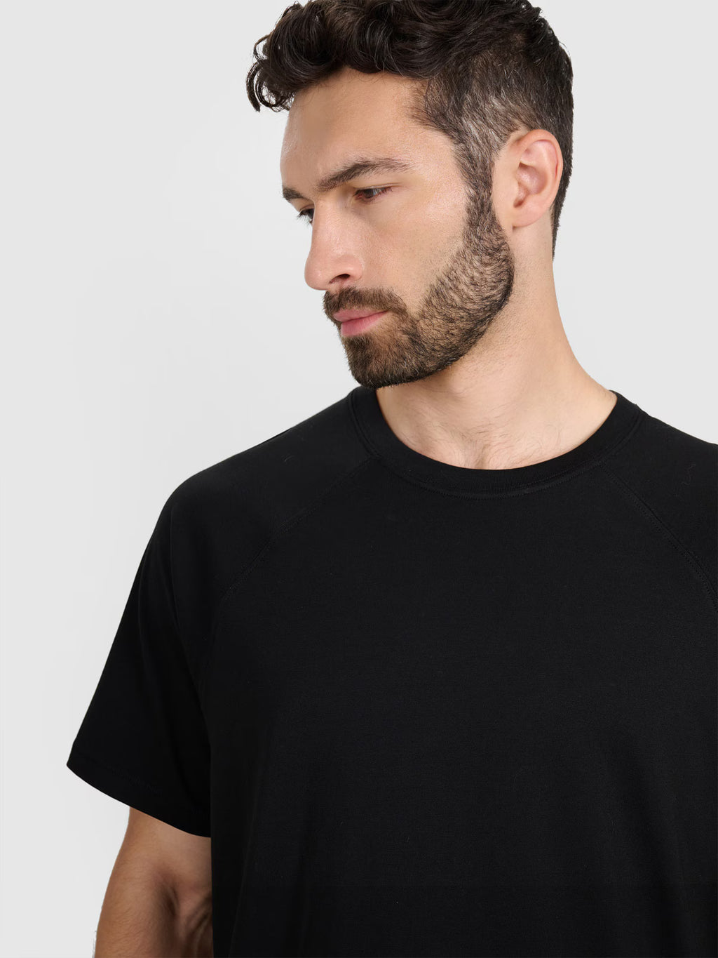 T-shirt oversize gładki męski