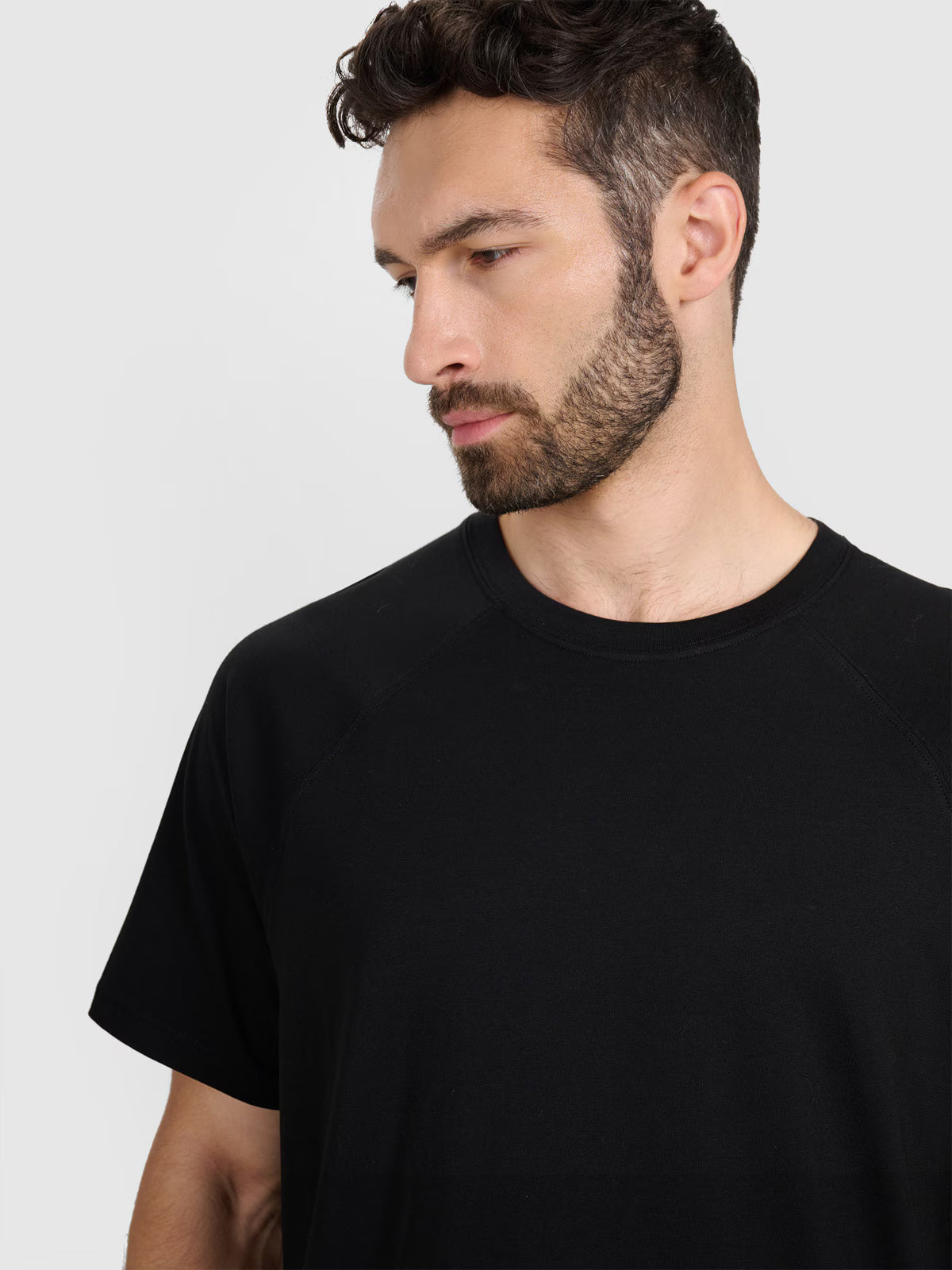 T-shirt oversize gładki męski