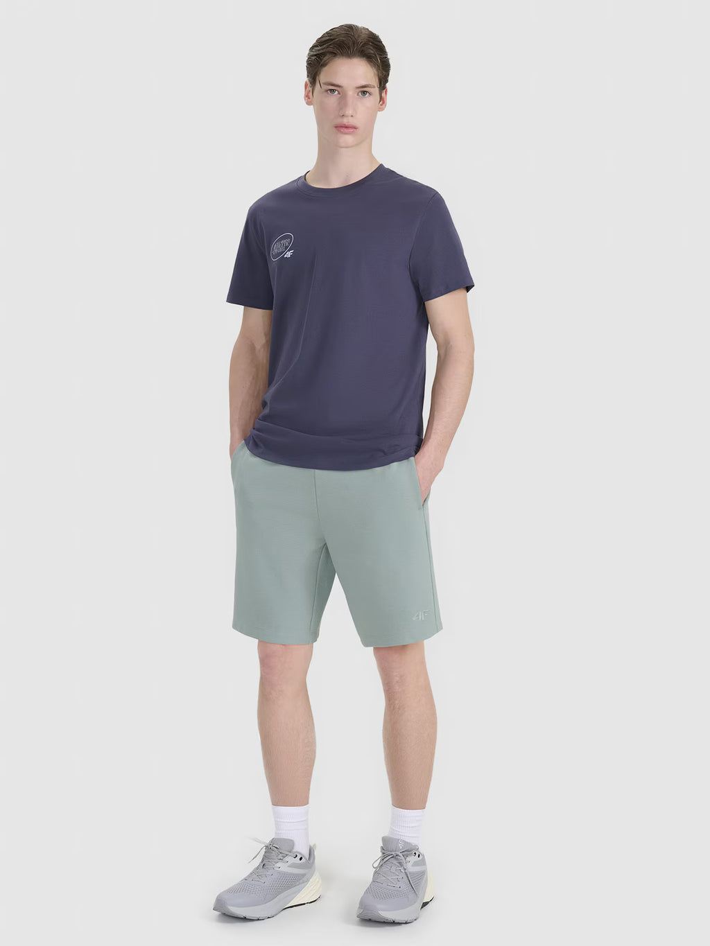 T-shirt regular z nadrukiem męski