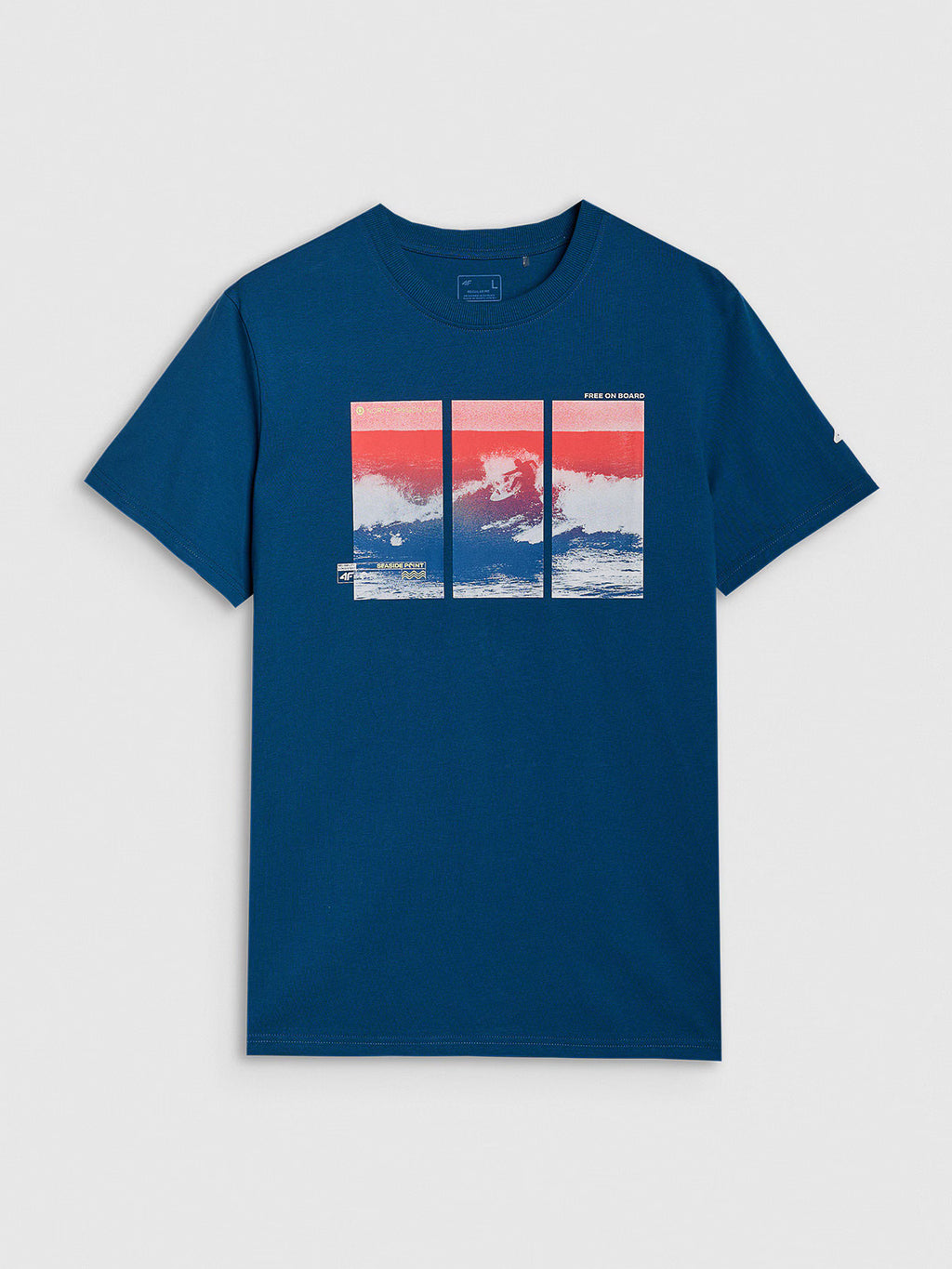 T-shirt regular z nadrukiem męski