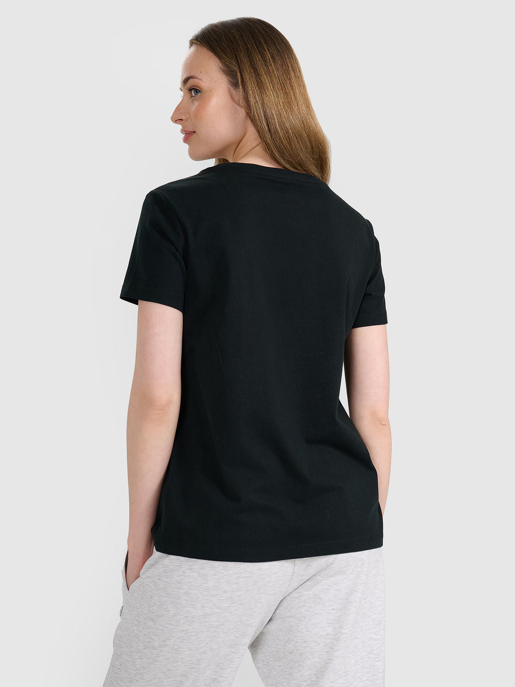 T-shirt oversize gładki damski