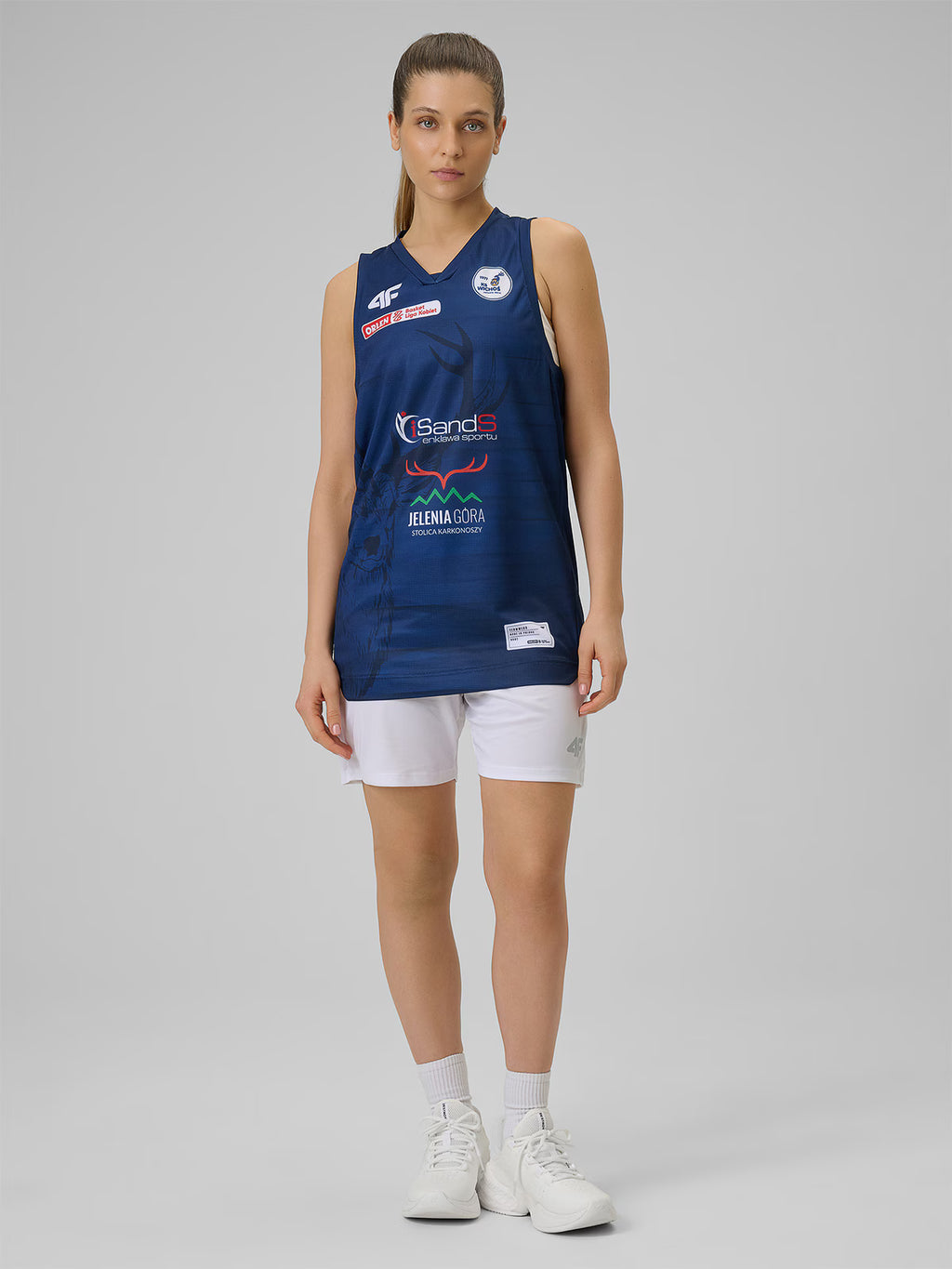Koszulka meczowa replika domowa z sezonu 2025/26 damska 4F x Isands Wichoś Jelenia Góra