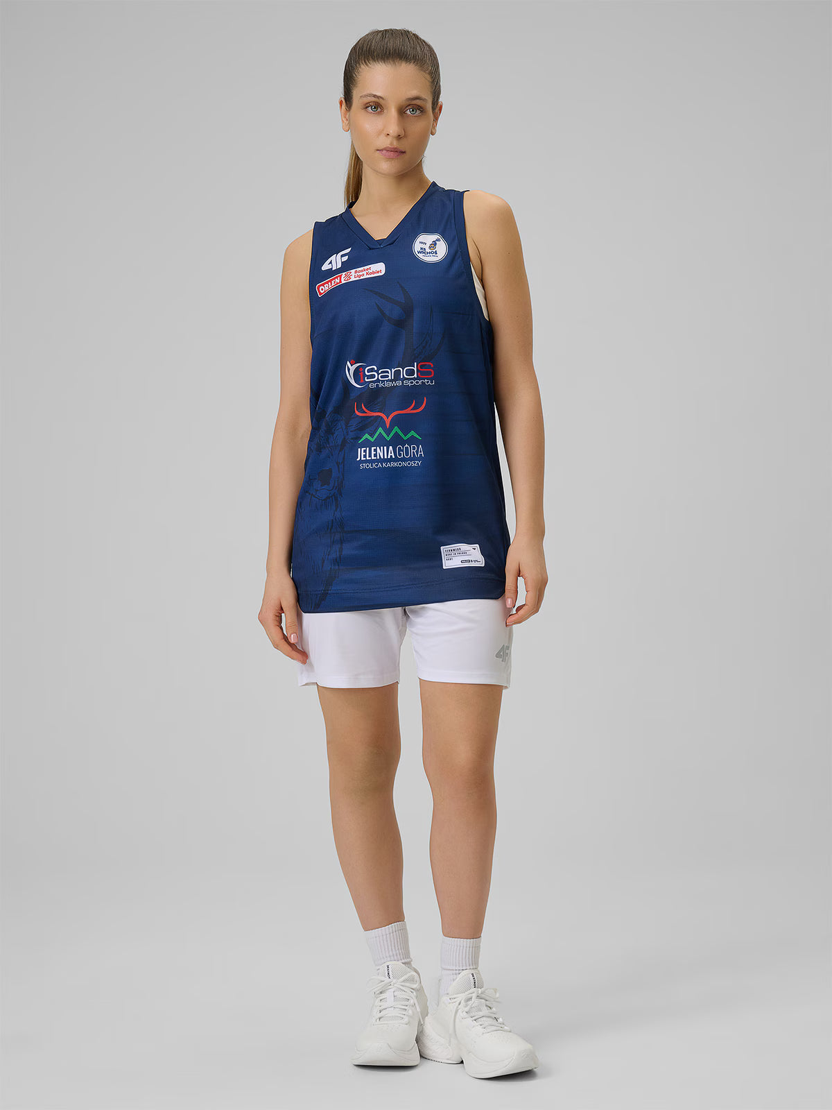 Koszulka meczowa replika domowa z sezonu 2025/26 damska 4F x Isands Wichoś Jelenia Góra