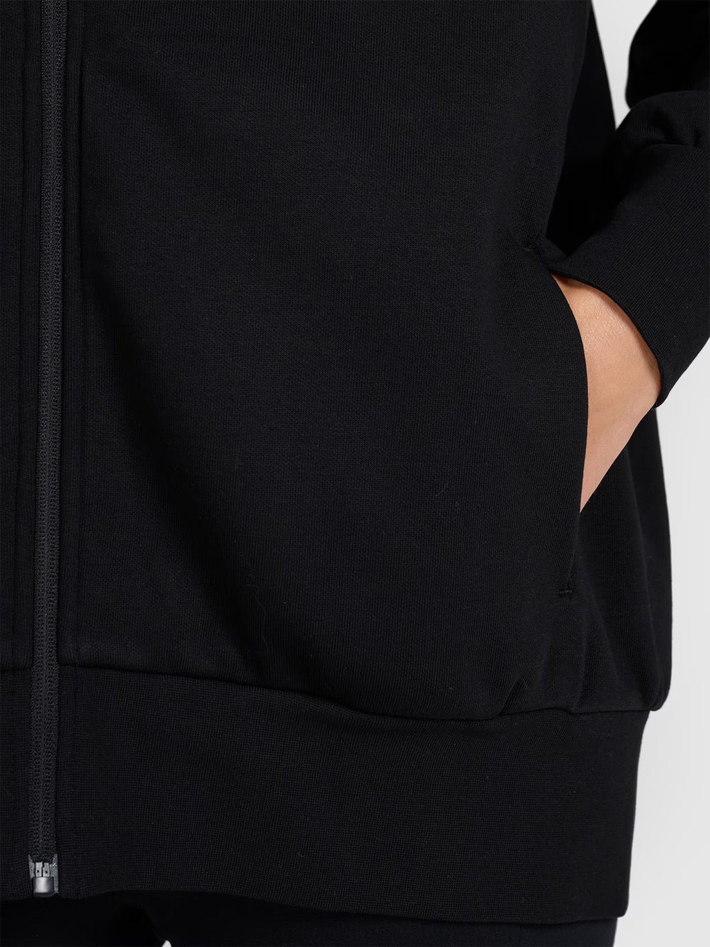 Bluza dresowa rozpinana z kapturem damska
