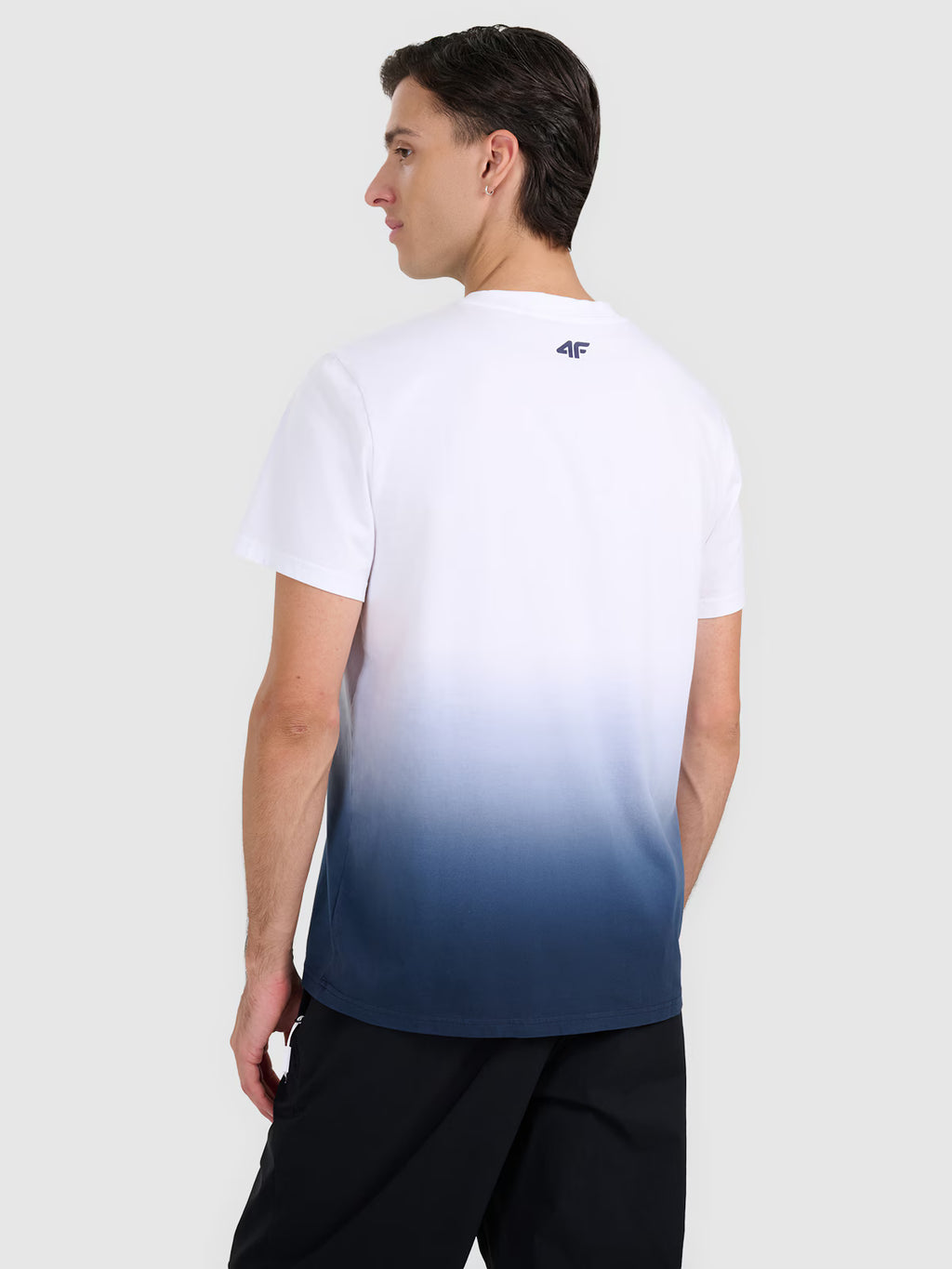 T-shirt regular z nadrukiem męski
