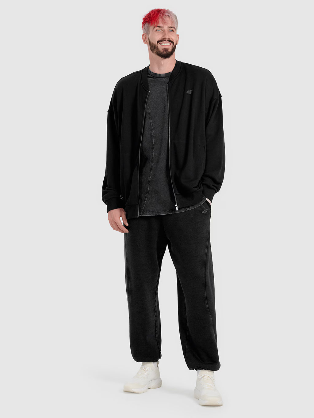 Bluza bomberka oversize męska 4F x Tomasz Fornal