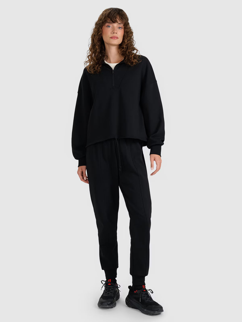 Spodnie dresowe joggery damskie