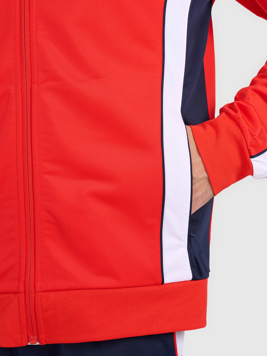 Bluza dresowa rozpinana bez kaptura męska