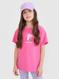 T-shirt regular z nadrukiem dziewczęcy