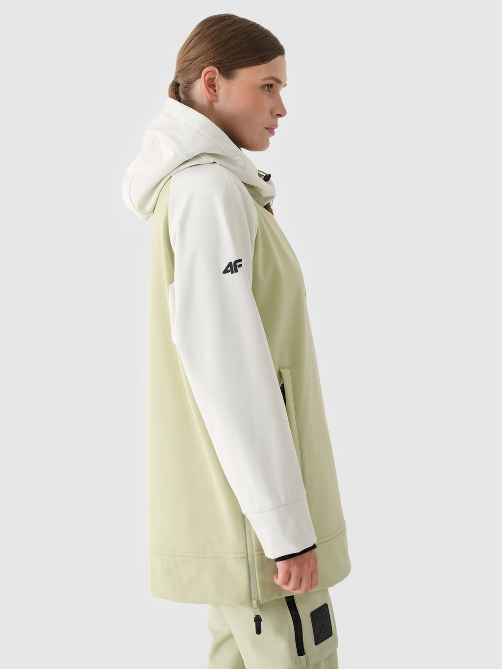 Bluza snowboardowa z softshellu membrana 5000 damska