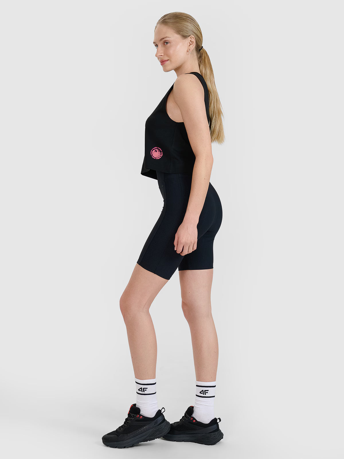 Legginsy krótkie dzianinowe damskie