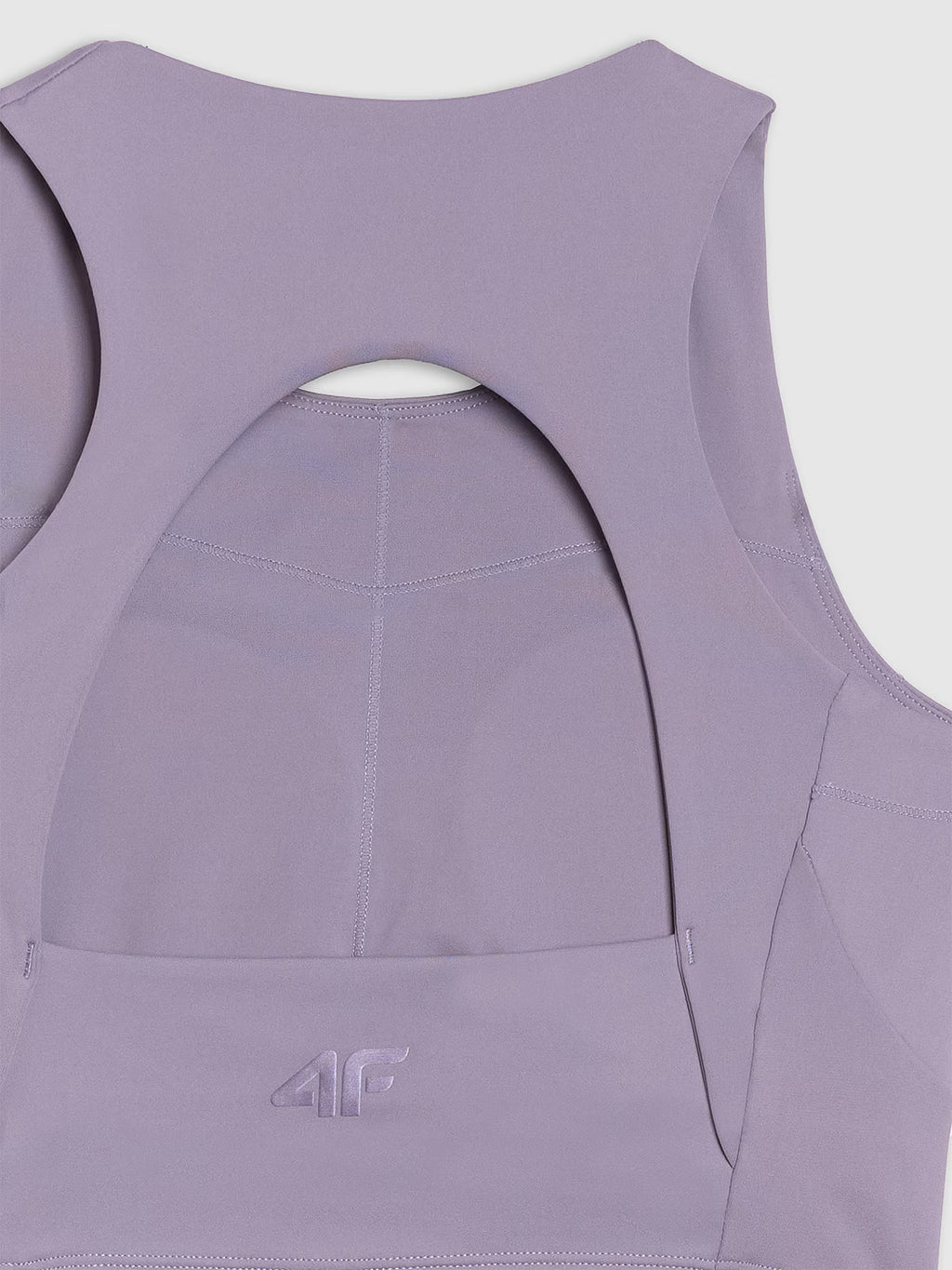 Crop top treningowy z wycięciem na plecach 4F x Anna Lewandowska
