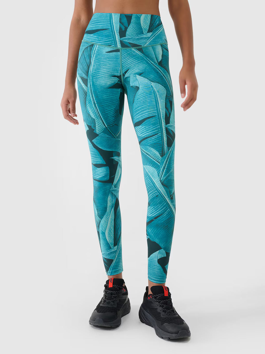 Legginsy treningowe z wysokim stanem damskie