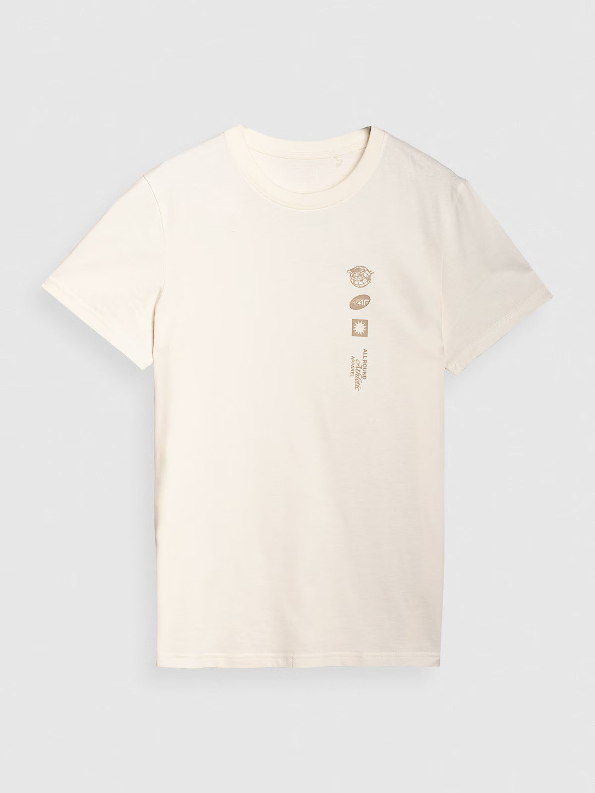 T-shirt regular z nadrukiem męski