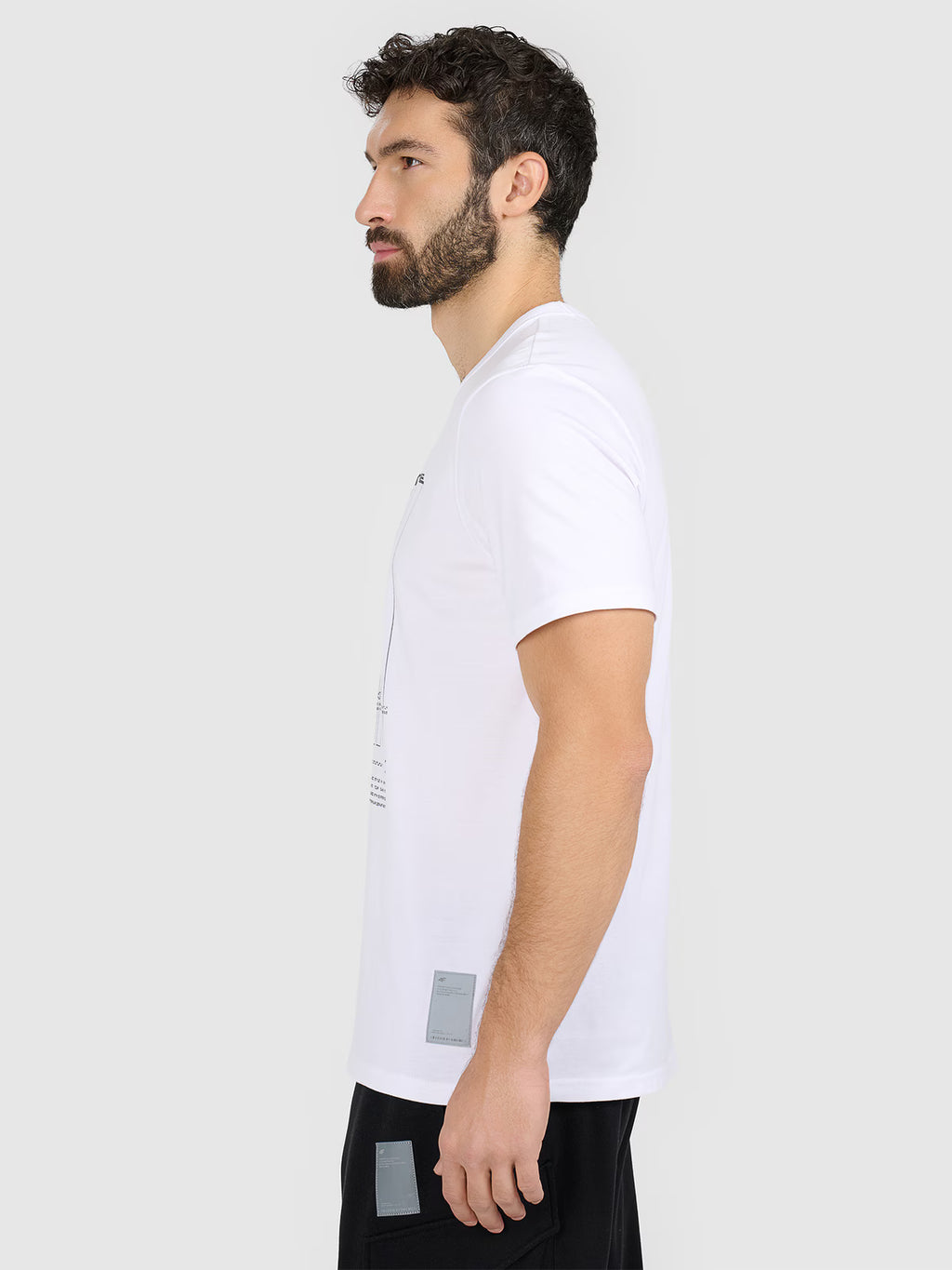 T-shirt regular z nadrukiem męski