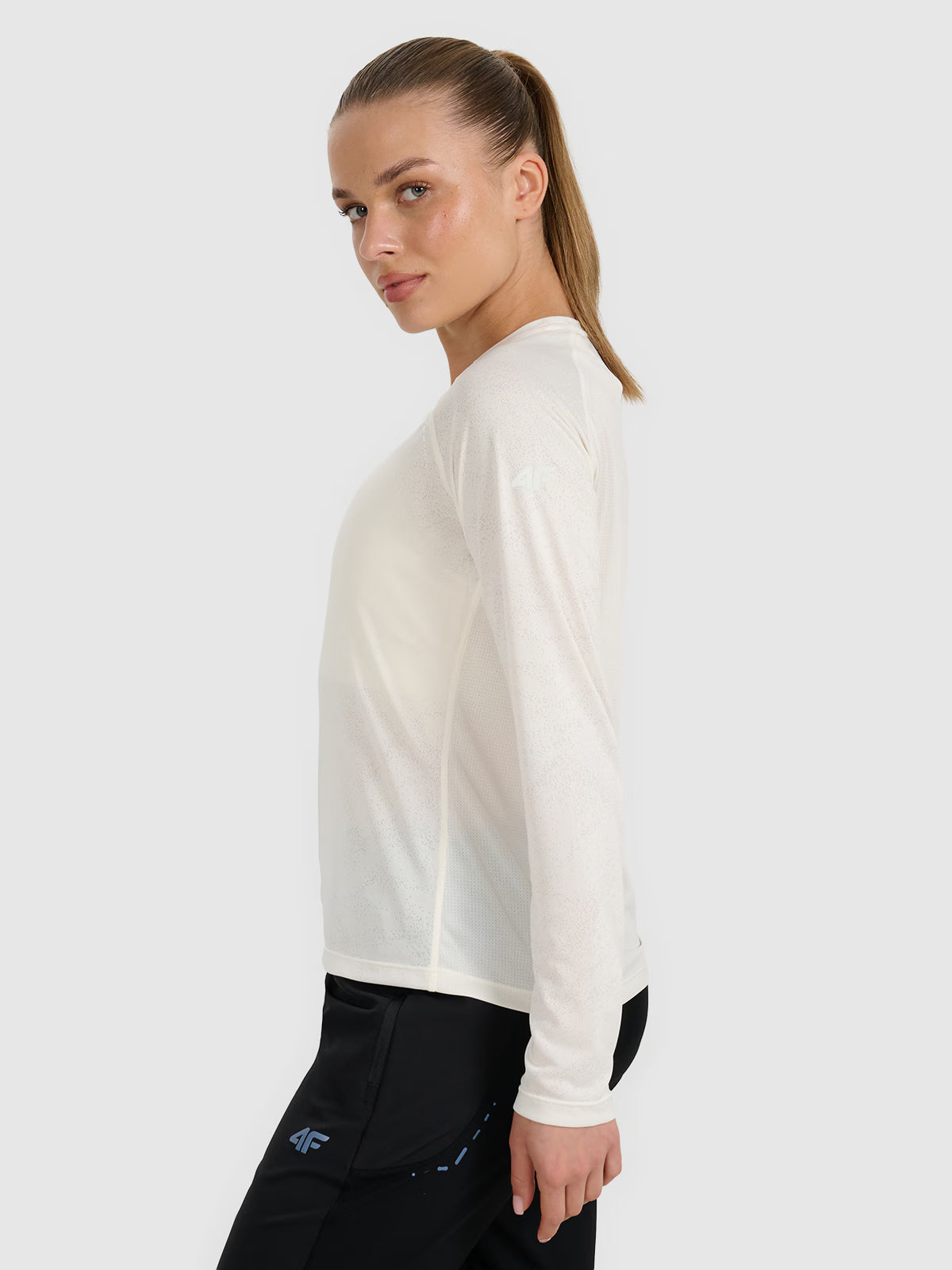 Longsleeve do biegania w terenie szybkoschnący damski
