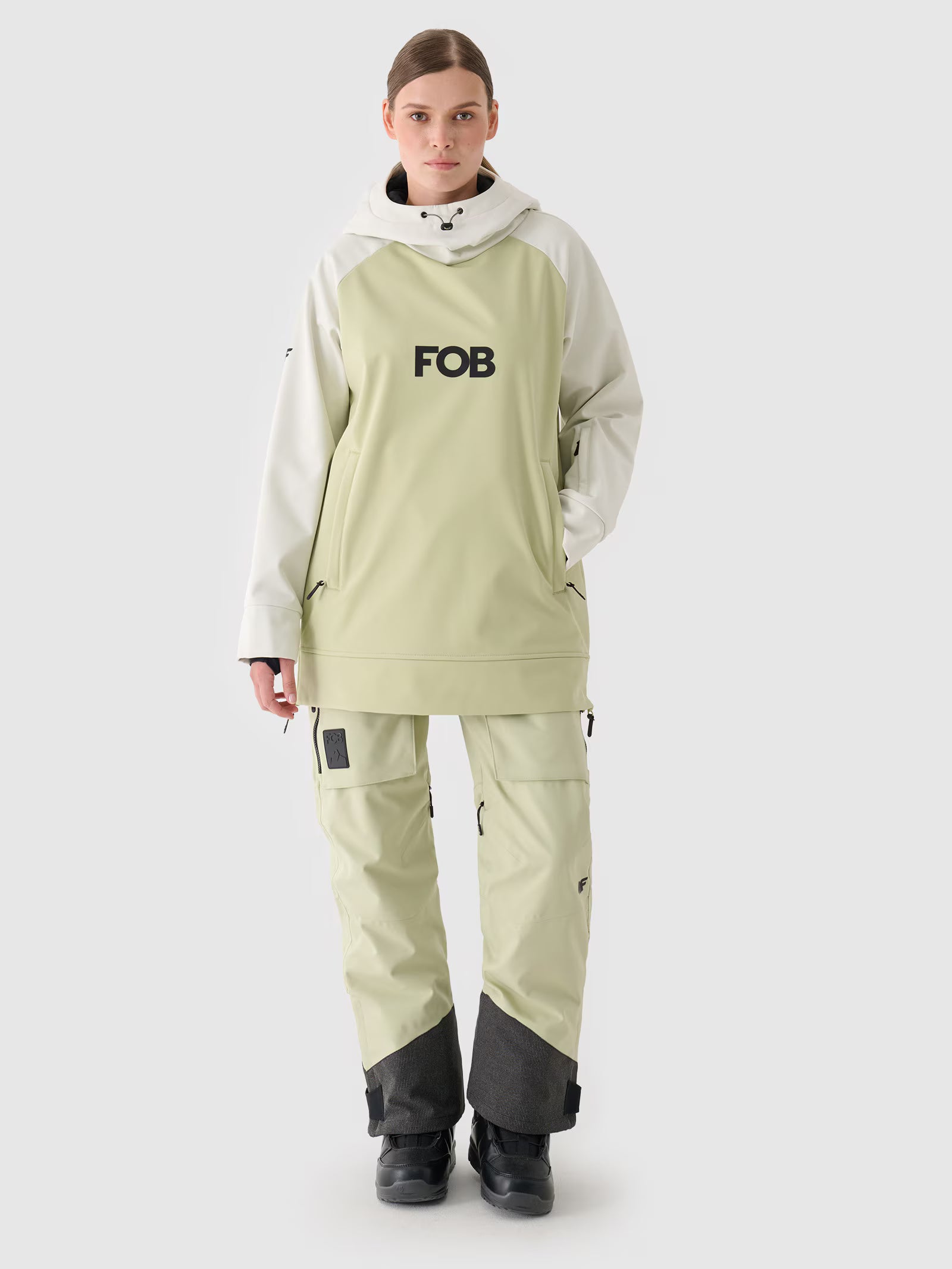 Bluza snowboardowa z softshellu membrana 5000 damska