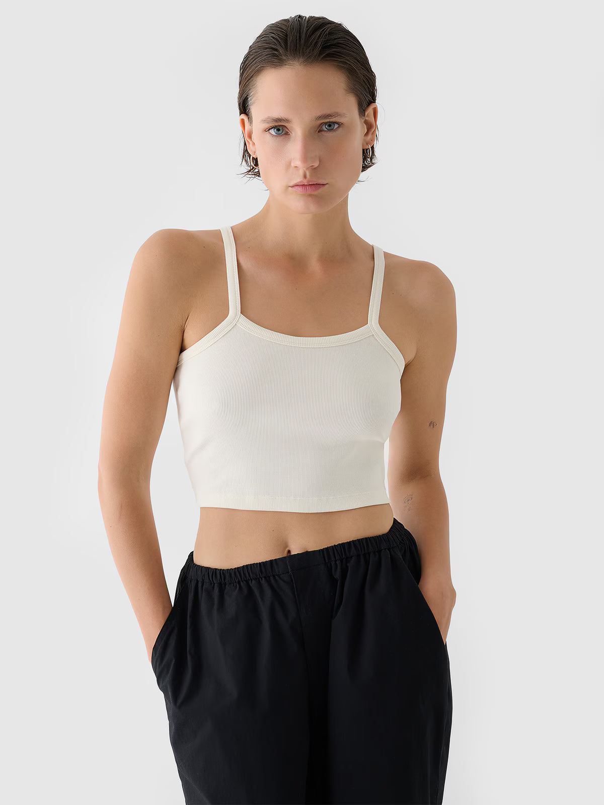 Crop top slim damski