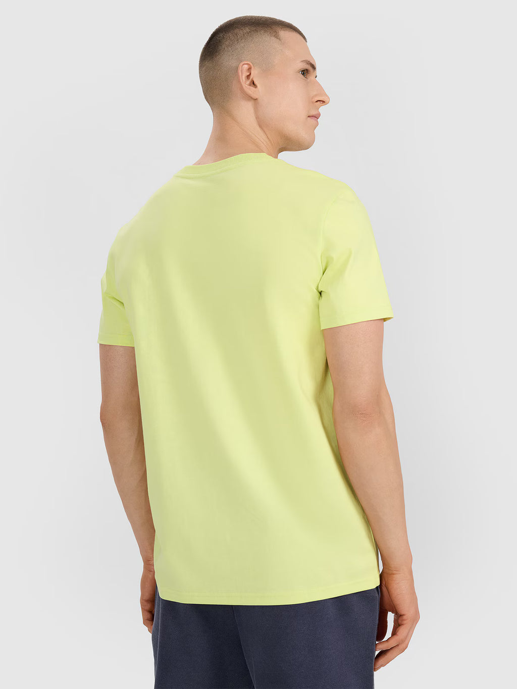 T-shirt regular z nadrukiem męski