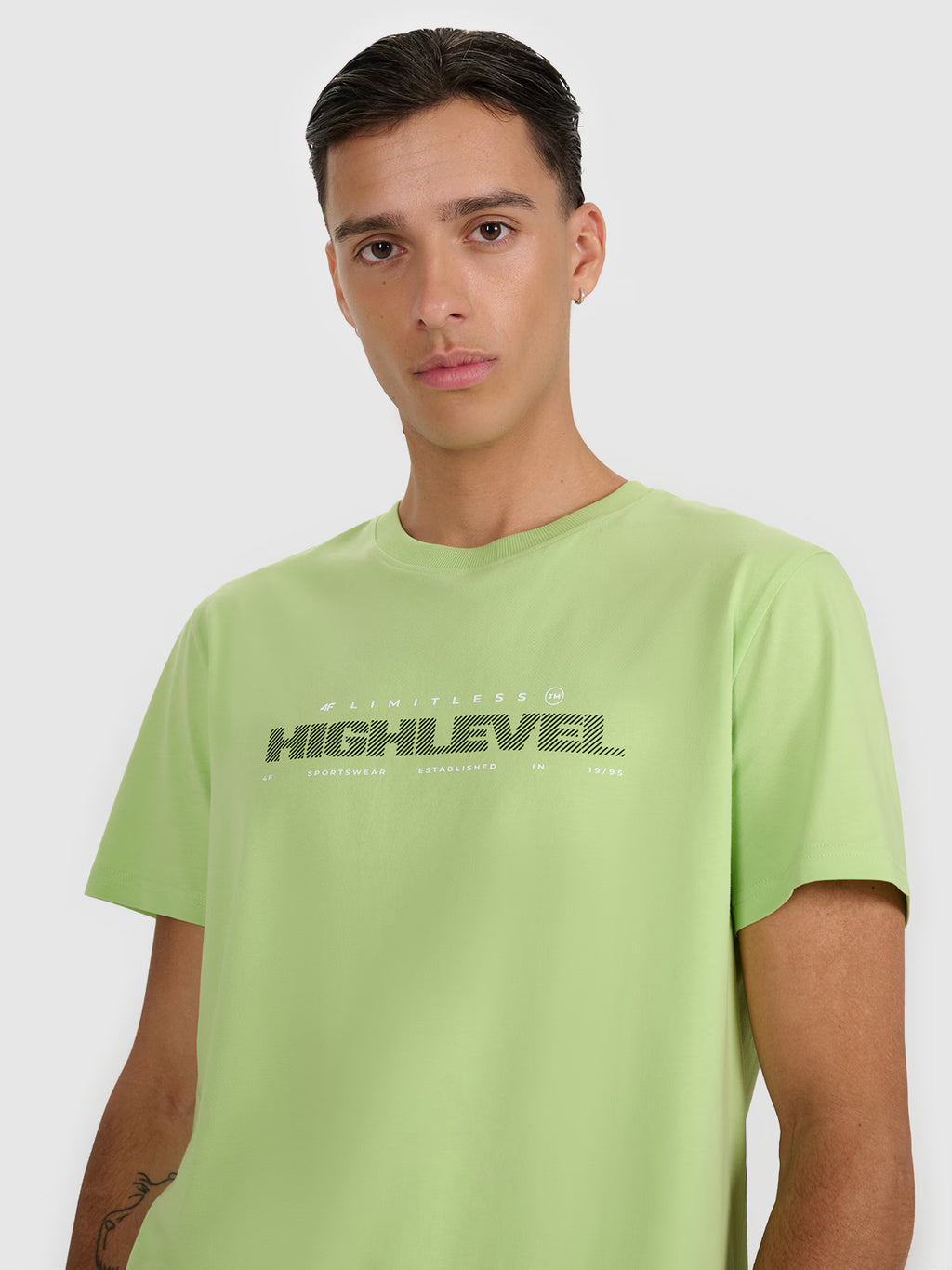 T-shirt regular z nadrukiem męski