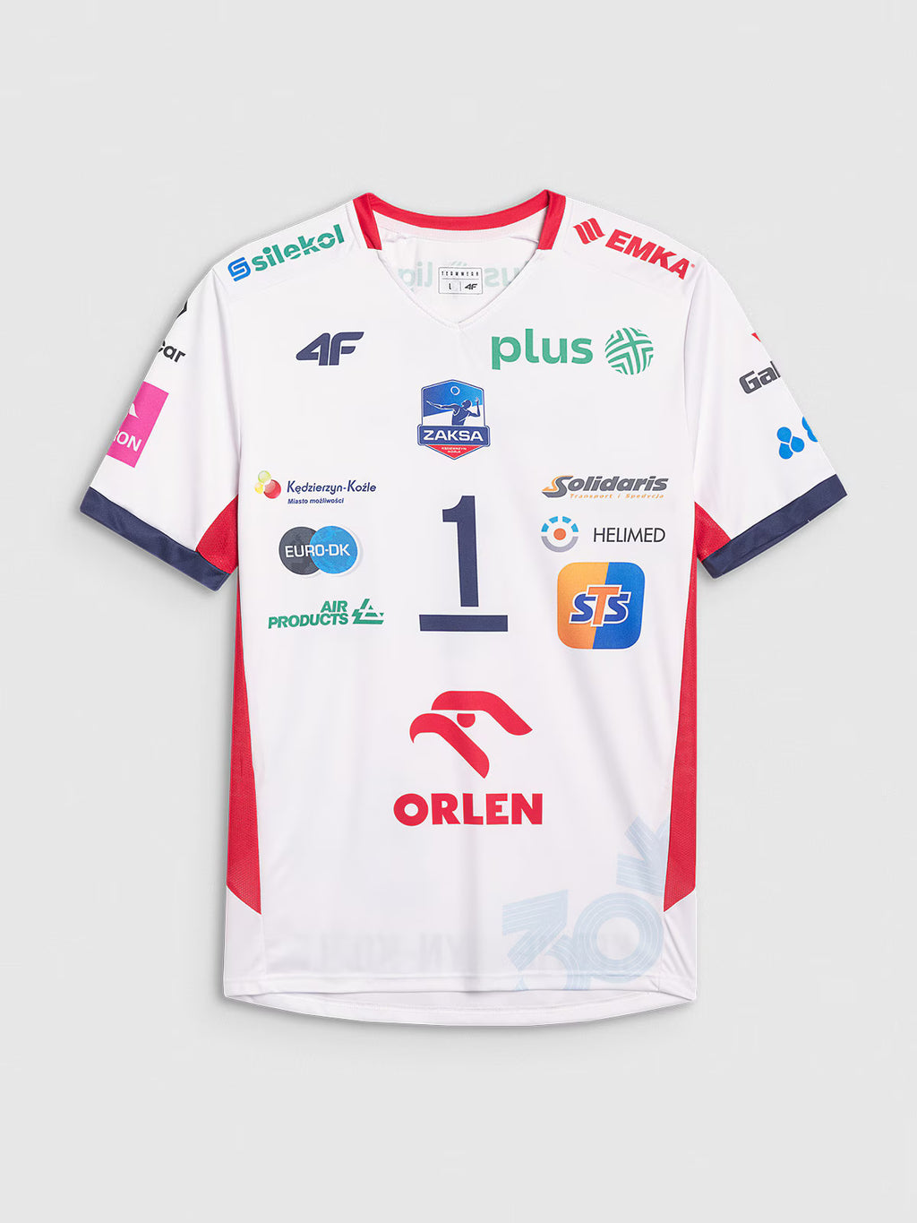 Koszulka meczowa replika domowa z sezonu 2024/25 męska 4F x Zaksa Kędzierzyn Koźle - Kurek