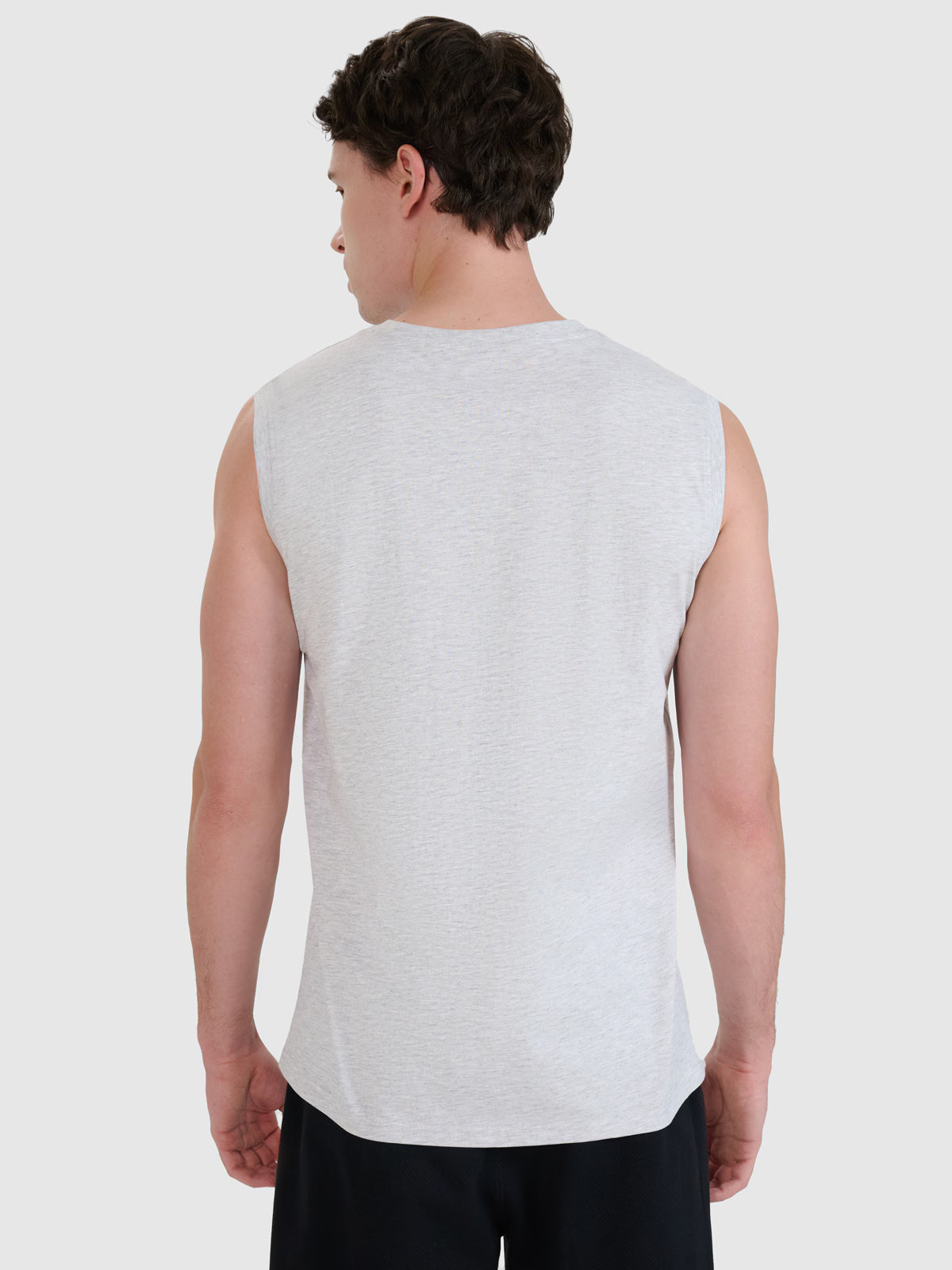Tank top regular gładki męski