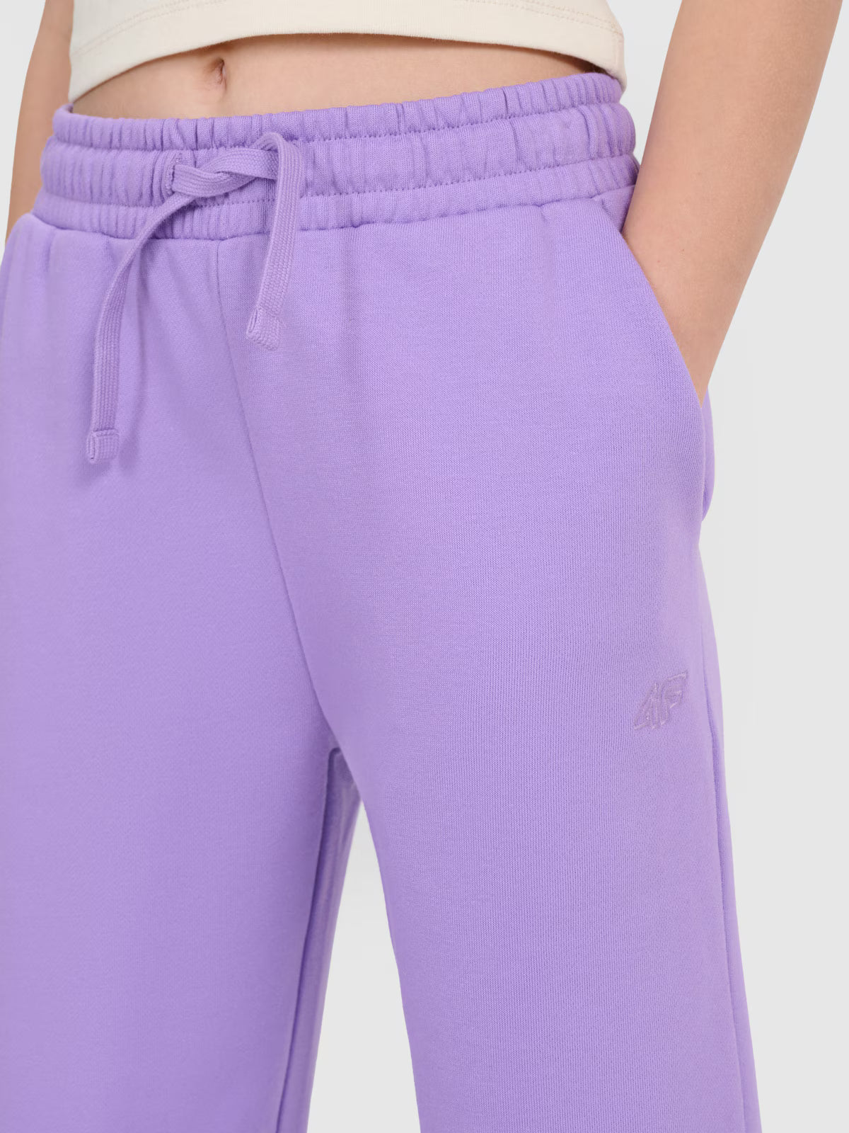 Spodnie dresowe joggery dziewczęce