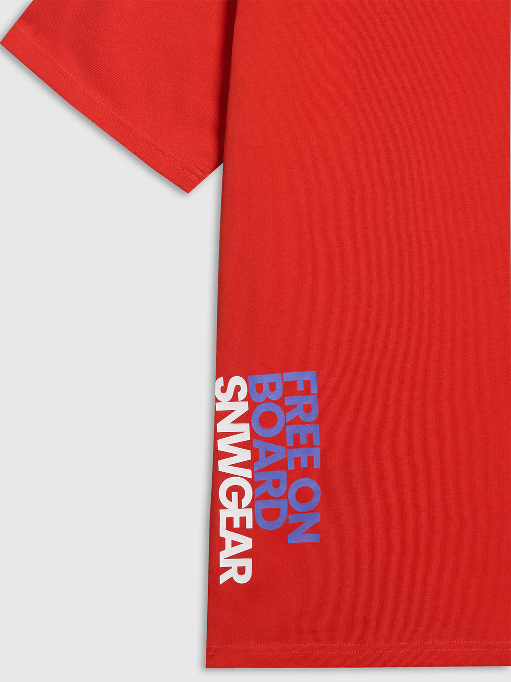 T-shirt loose z nadrukiem męski