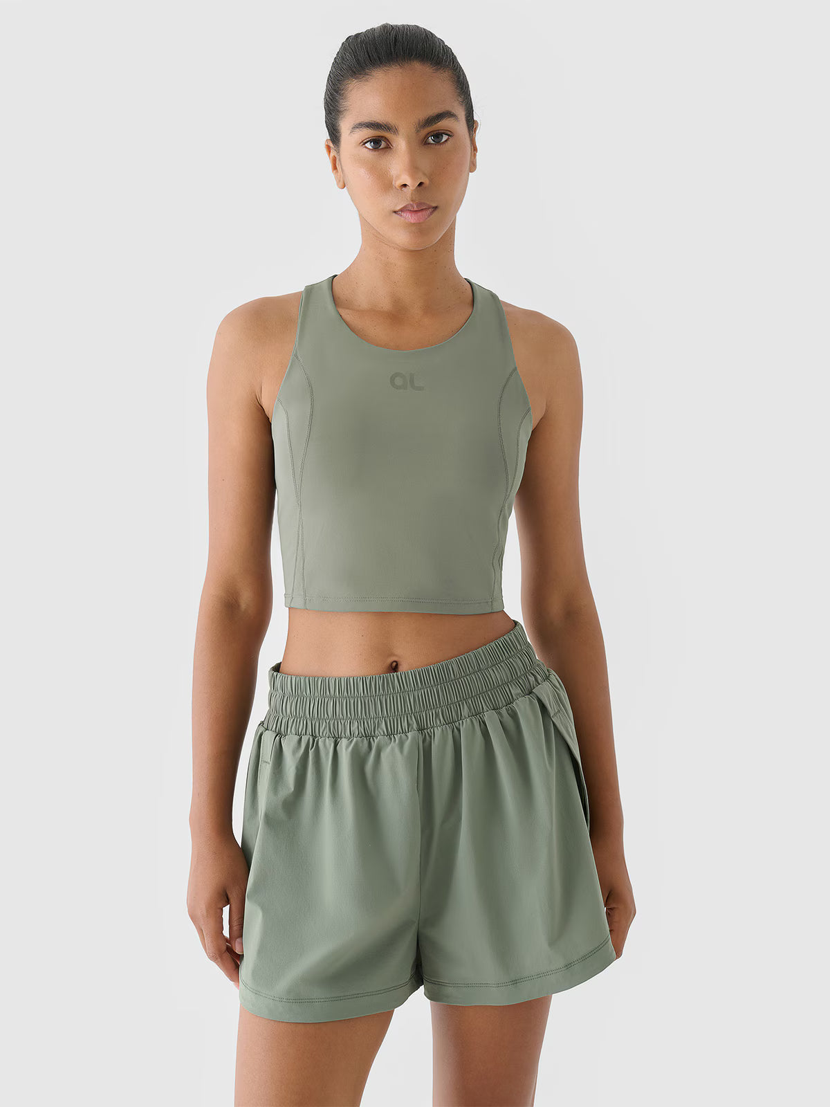 Crop top treningowy szybkoschnący 4F x Anna Lewandowska