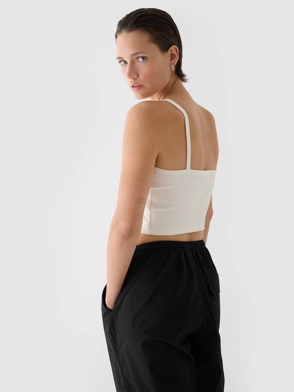 Crop top slim damski