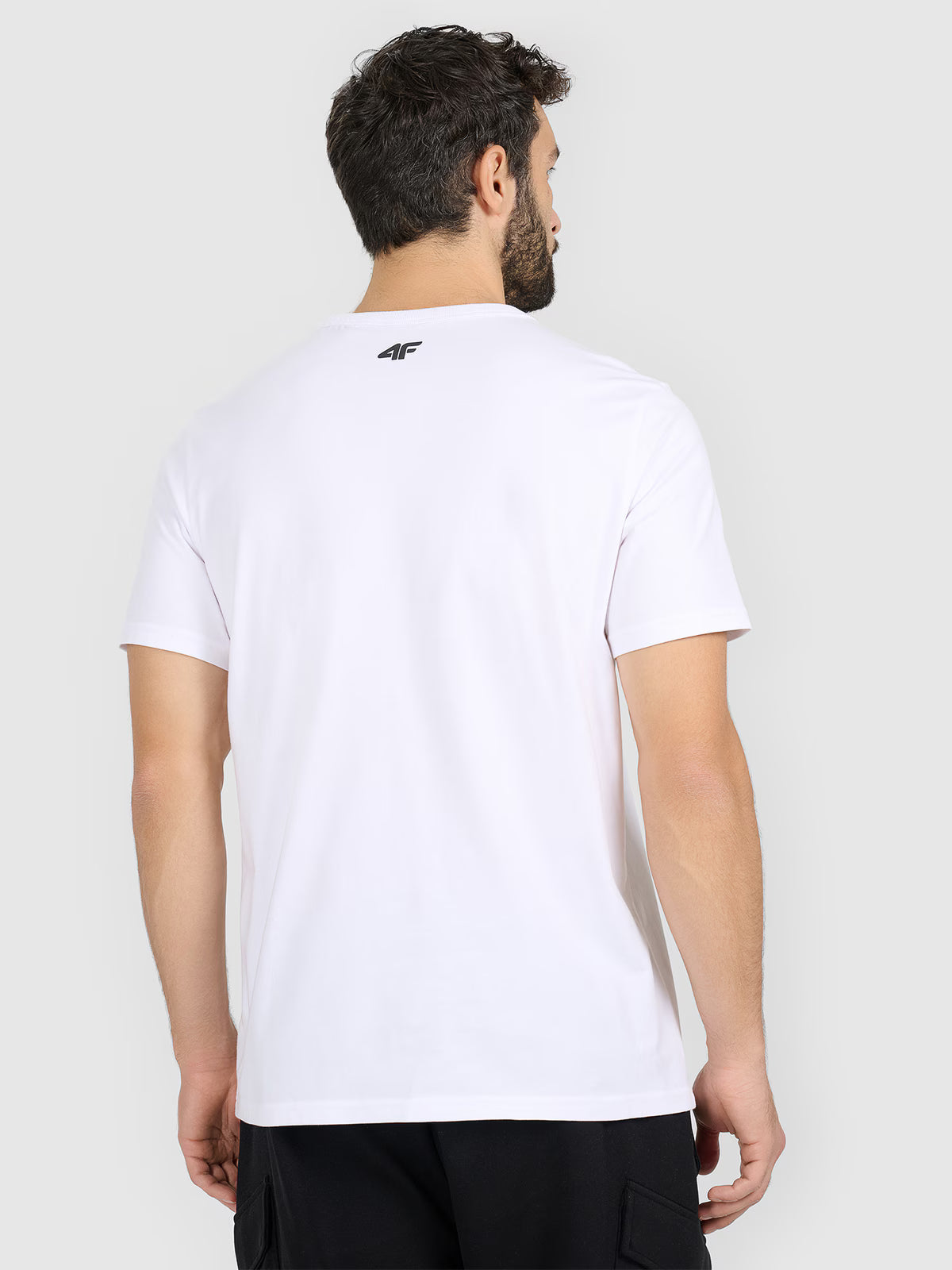 T-shirt regular z nadrukiem męski