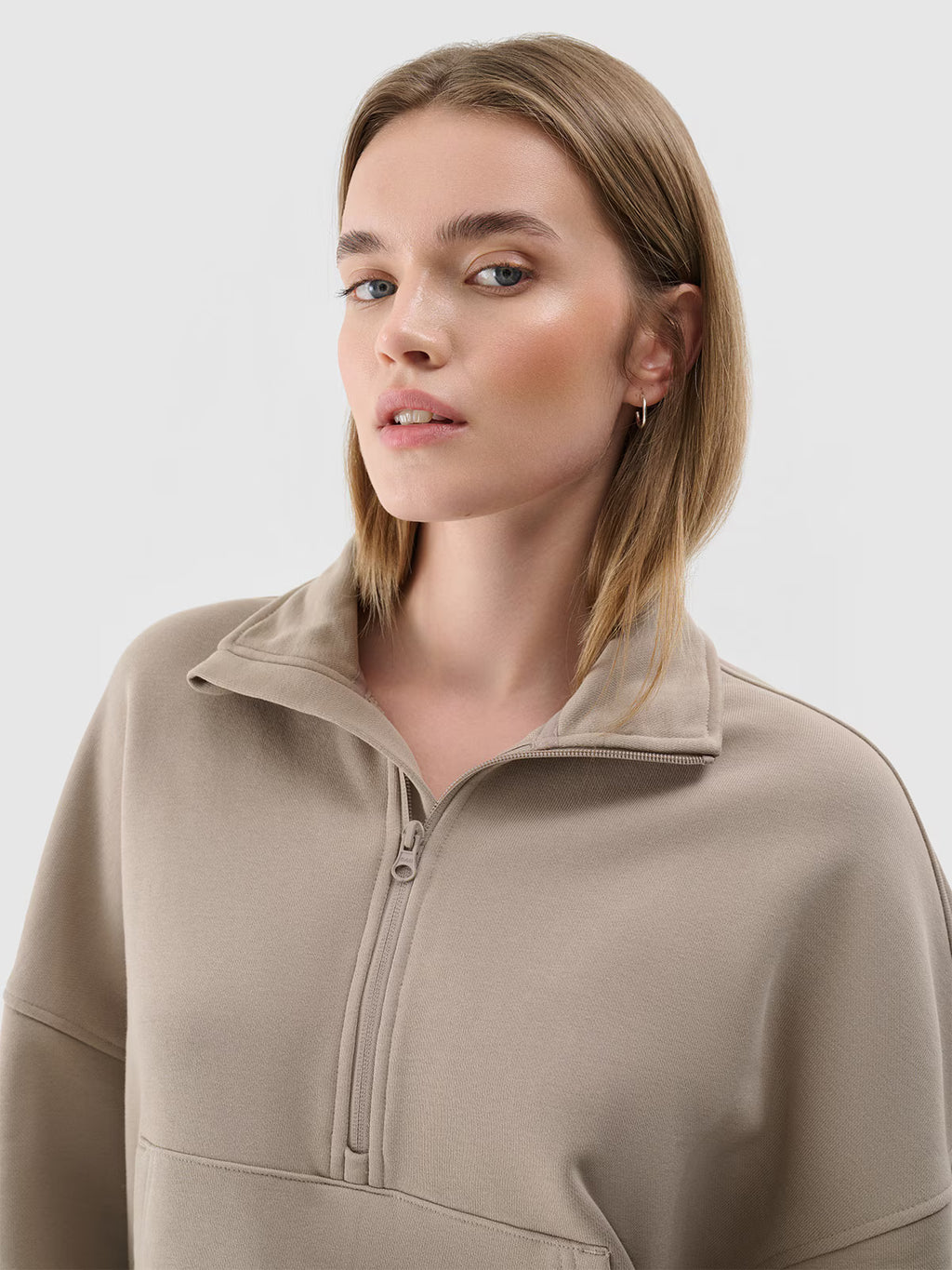 Bluza dresowa bez kaptura damska
