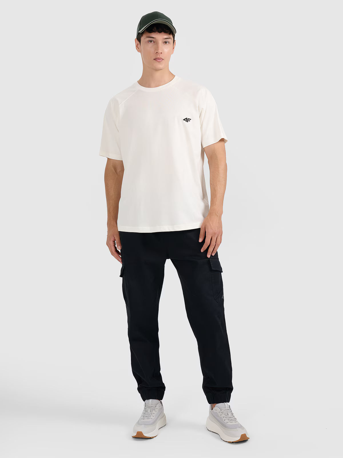 T-shirt oversize gładki męski