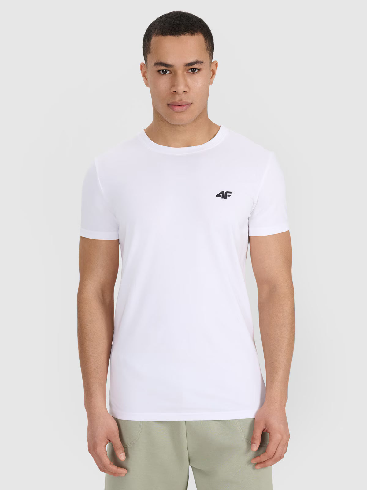 T-shirt slim gładki męski (2-pack)