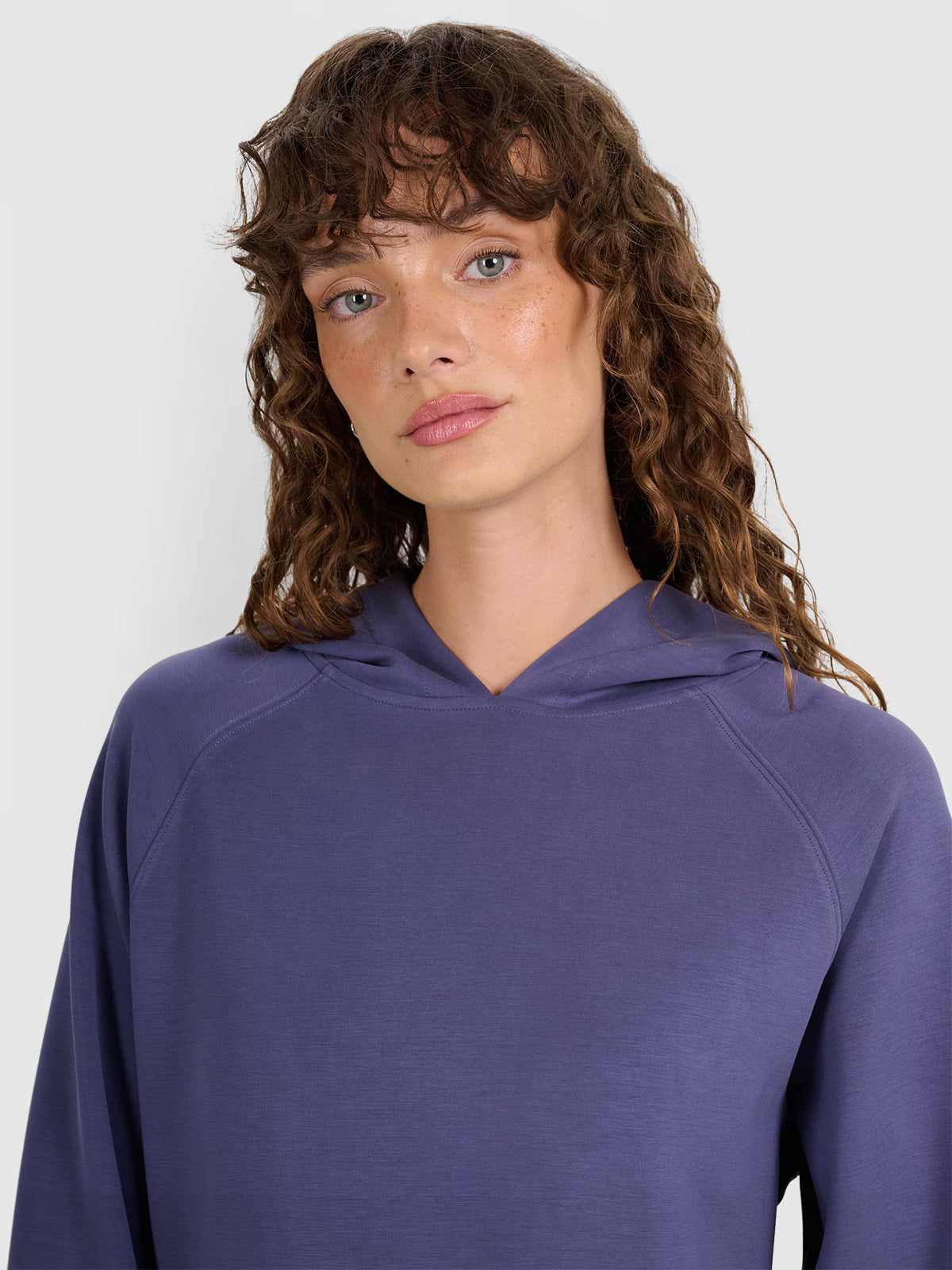 Bluza dresowa nierozpinana z modalem damska