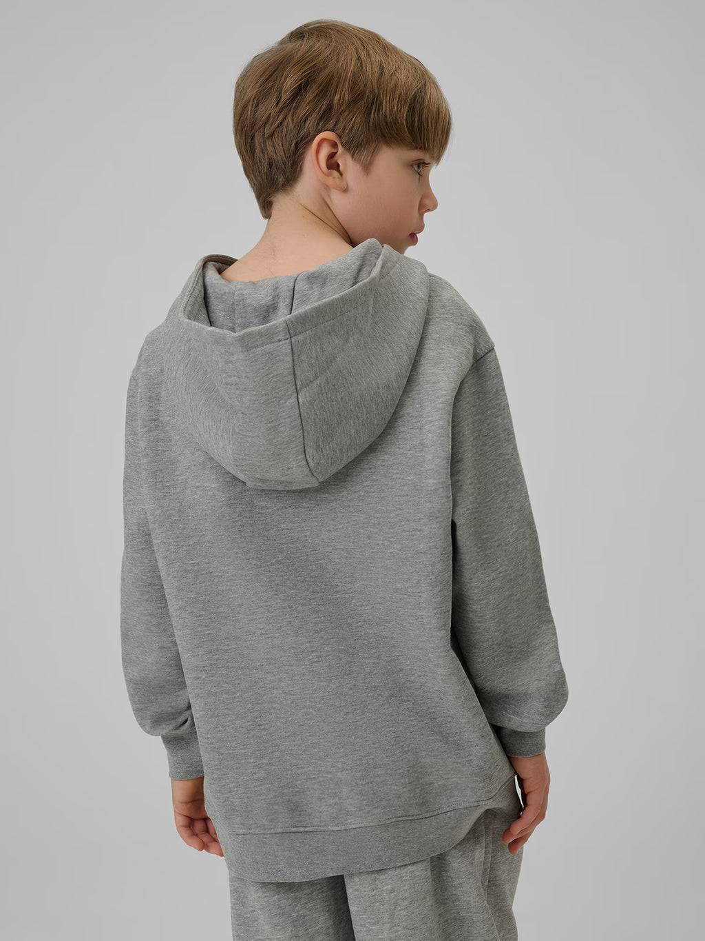 Bluza dresowa loose z kapturem chłopięca