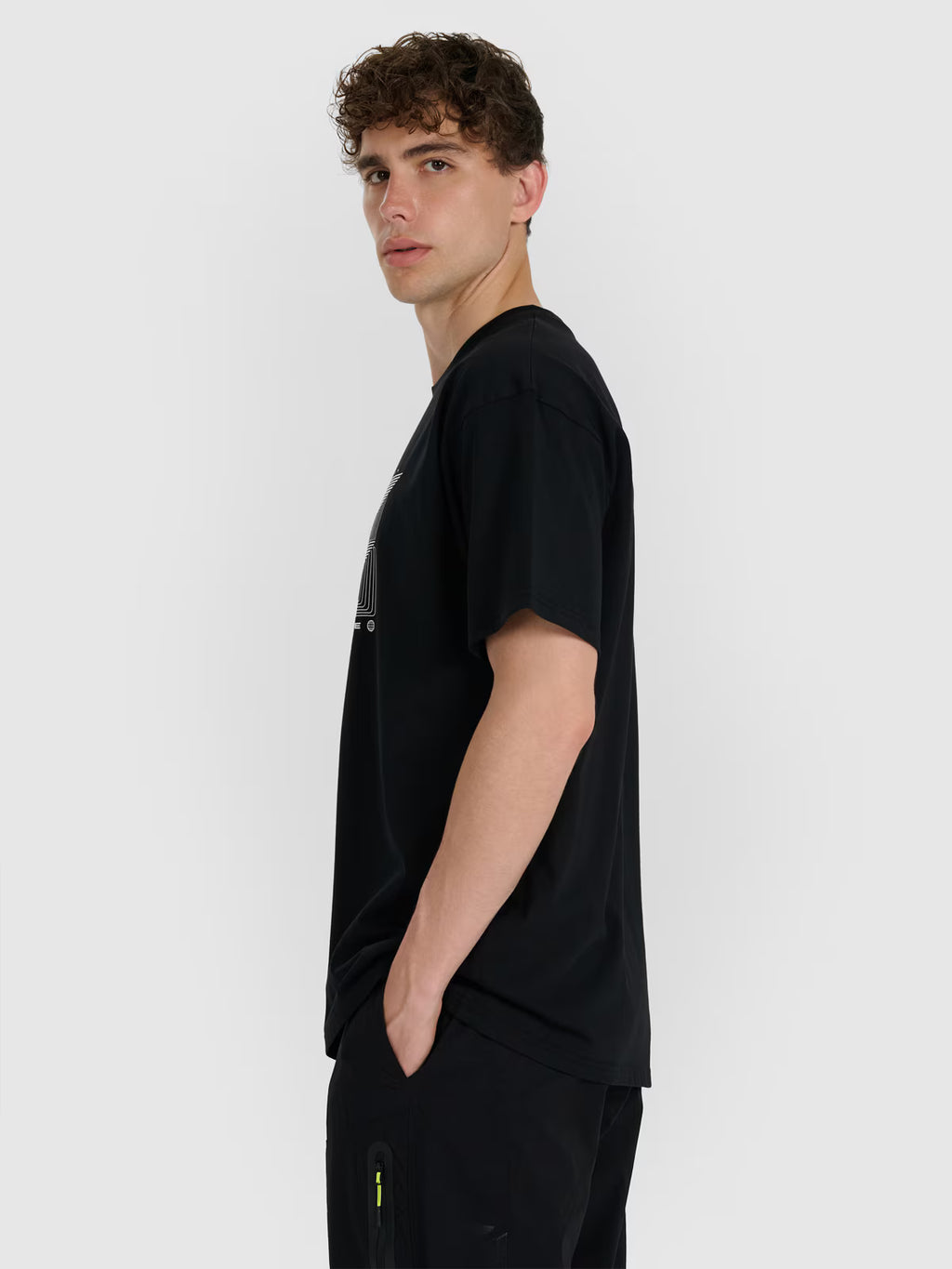 T-shirt regular z nadrukiem męski