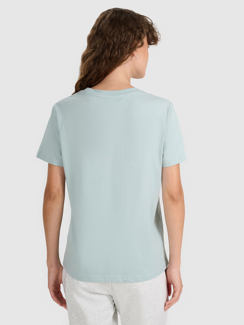 T-shirt regular gładki damski