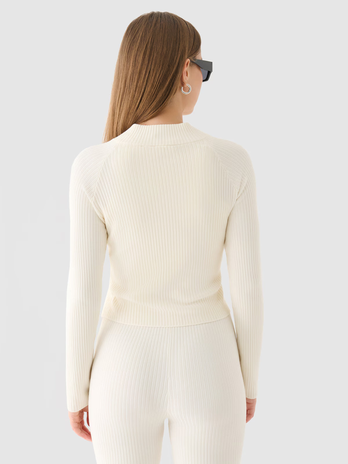 Sweter rozpinany z wiskozą damski Outhorn