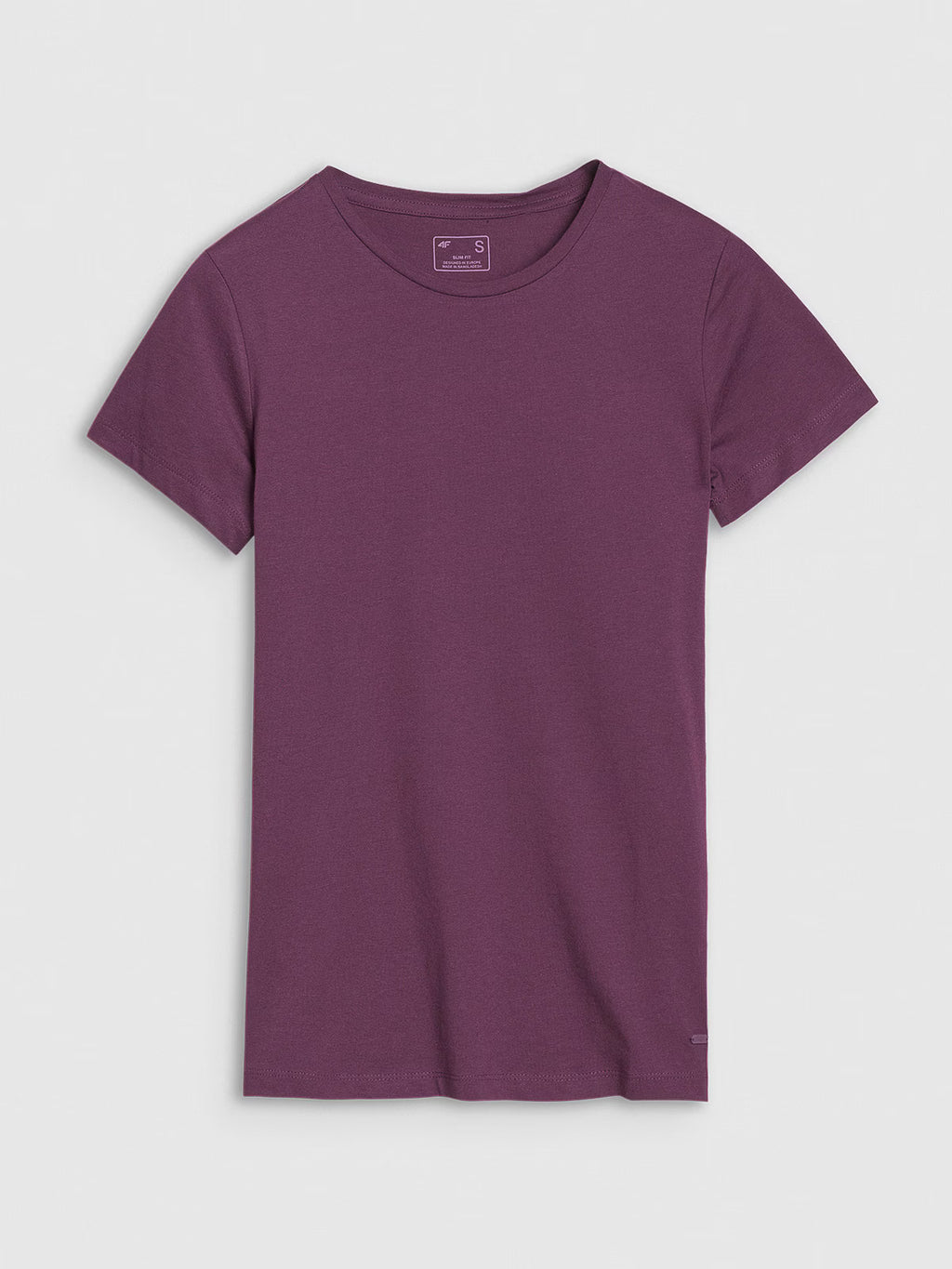 T-shirt slim z modalem damski