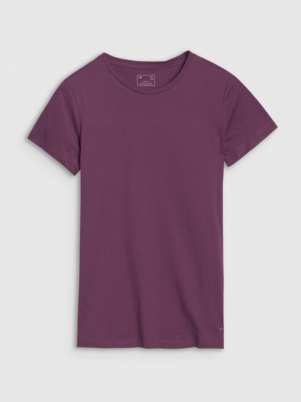 T-shirt slim z modalem damski