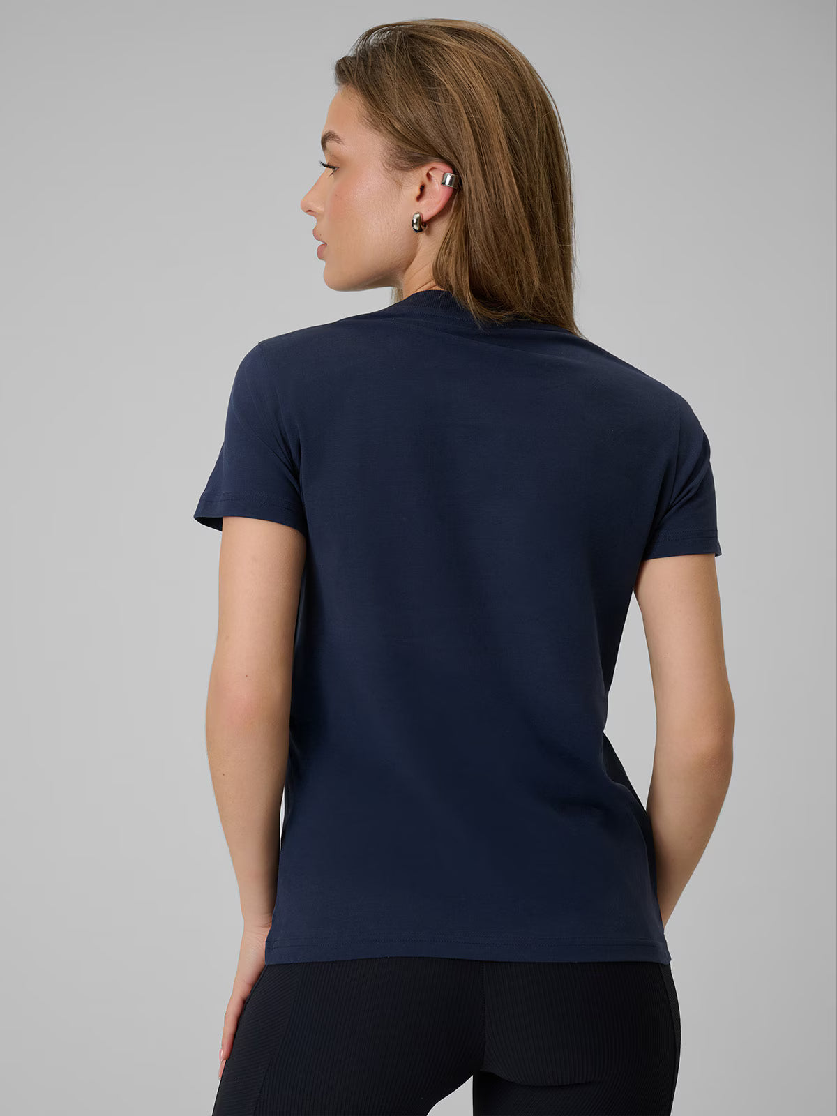 T-shirt regular z nadrukiem damski