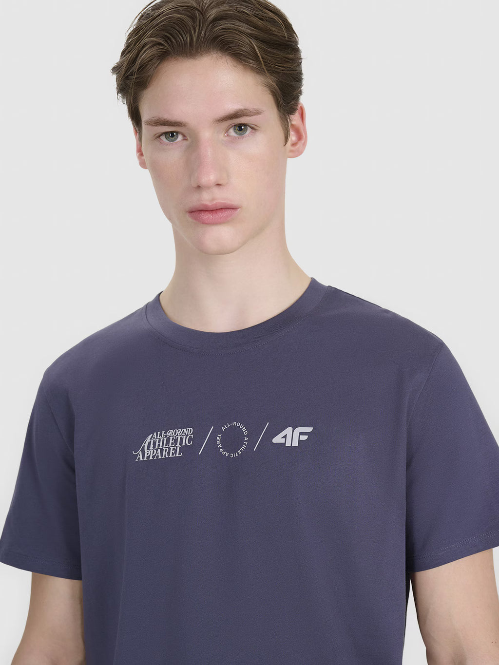 T-shirt regular z nadrukiem męski
