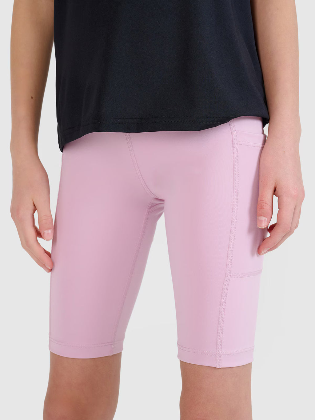 Legginsy kolarki trekkingowe szybkoschnące dziewczęce