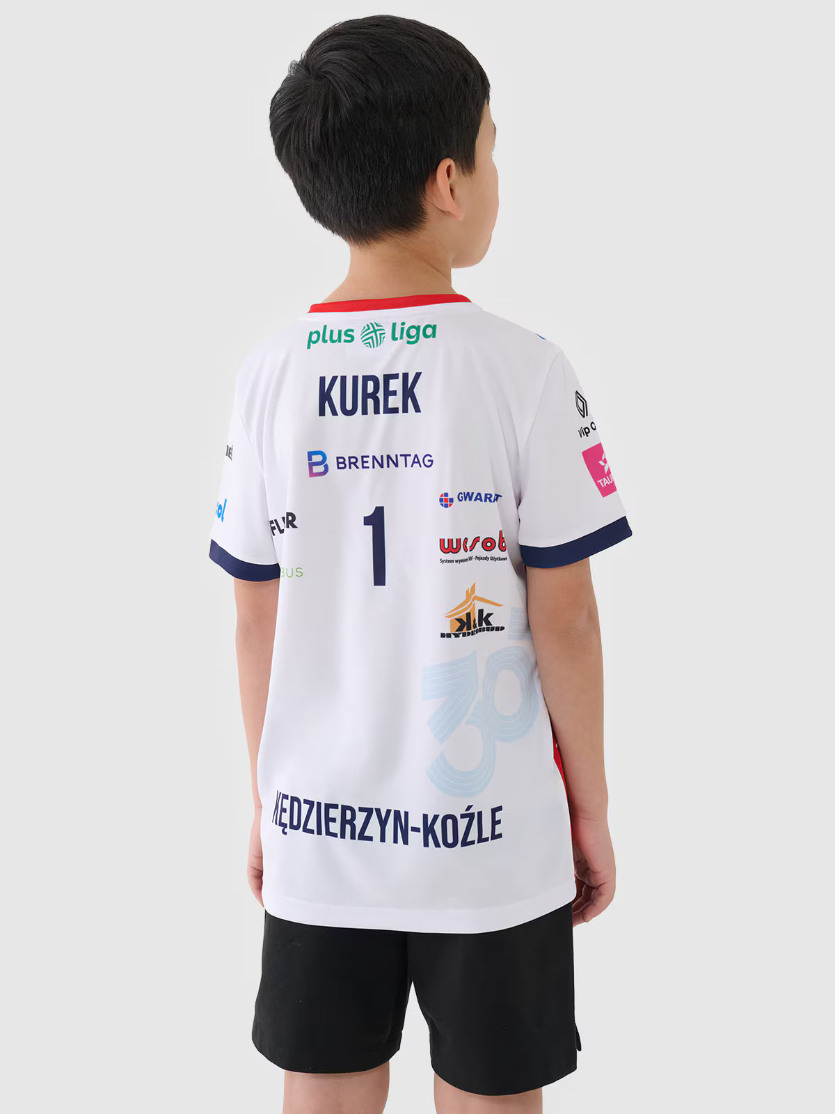 Koszulka meczowa replika domowa z sezonu 2024/2025 dziecięca 4F x Zaksa Kędzierzyn-Koźle - Kurek